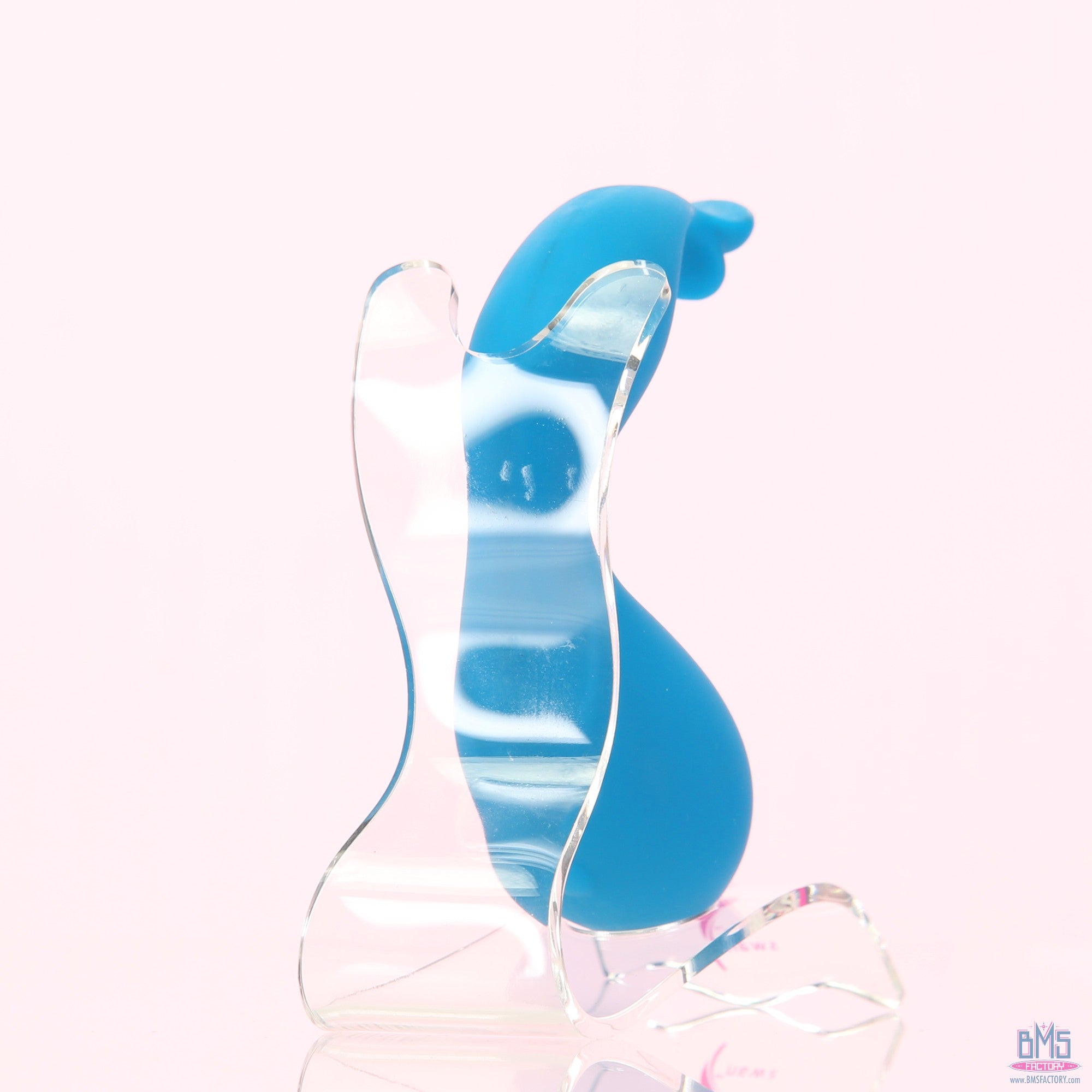 Swan - Kiss - Squeeze Control Clitoral Stimulator - Rechargeable - Teal