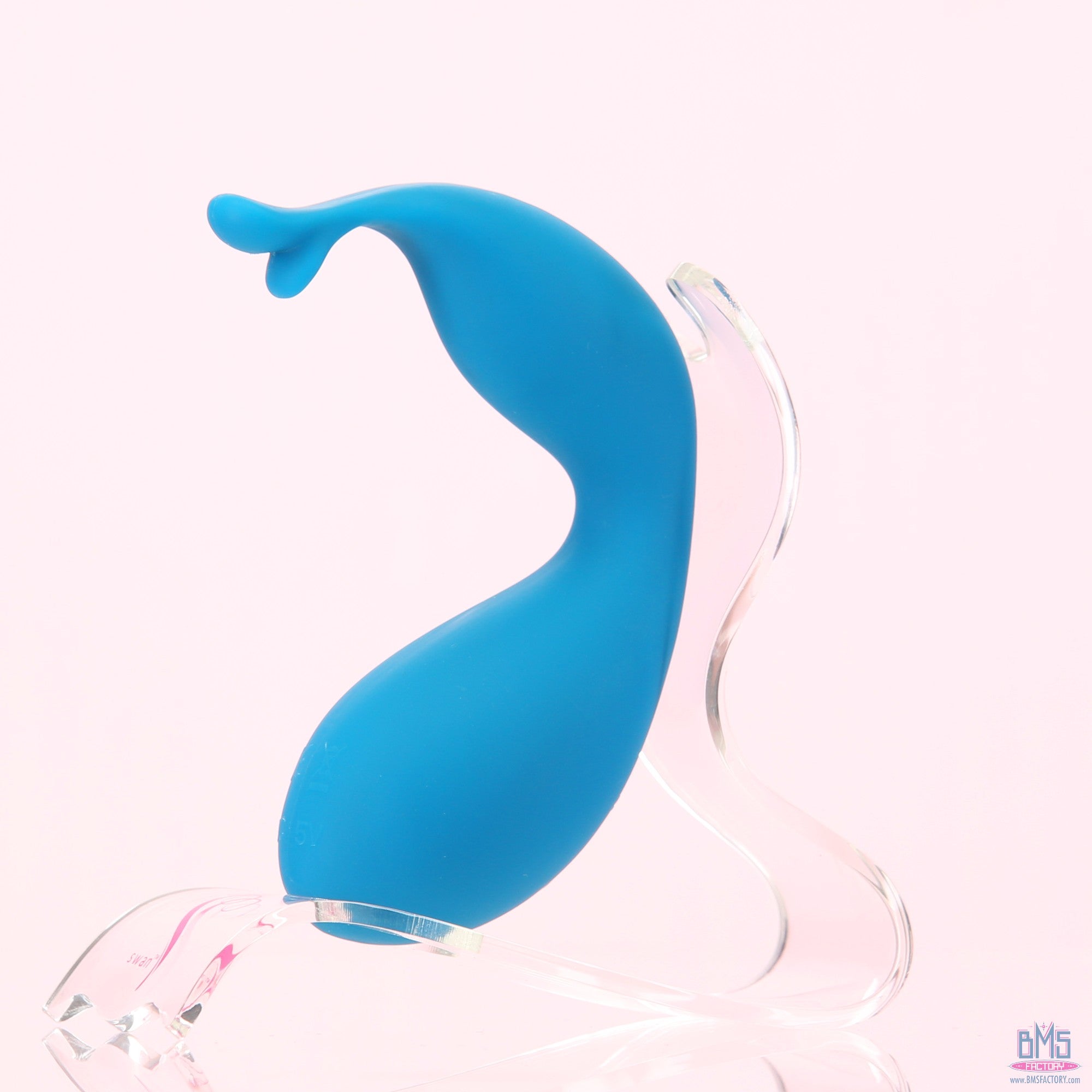 Swan - Kiss - Squeeze Control Clitoral Stimulator - Rechargeable - Teal