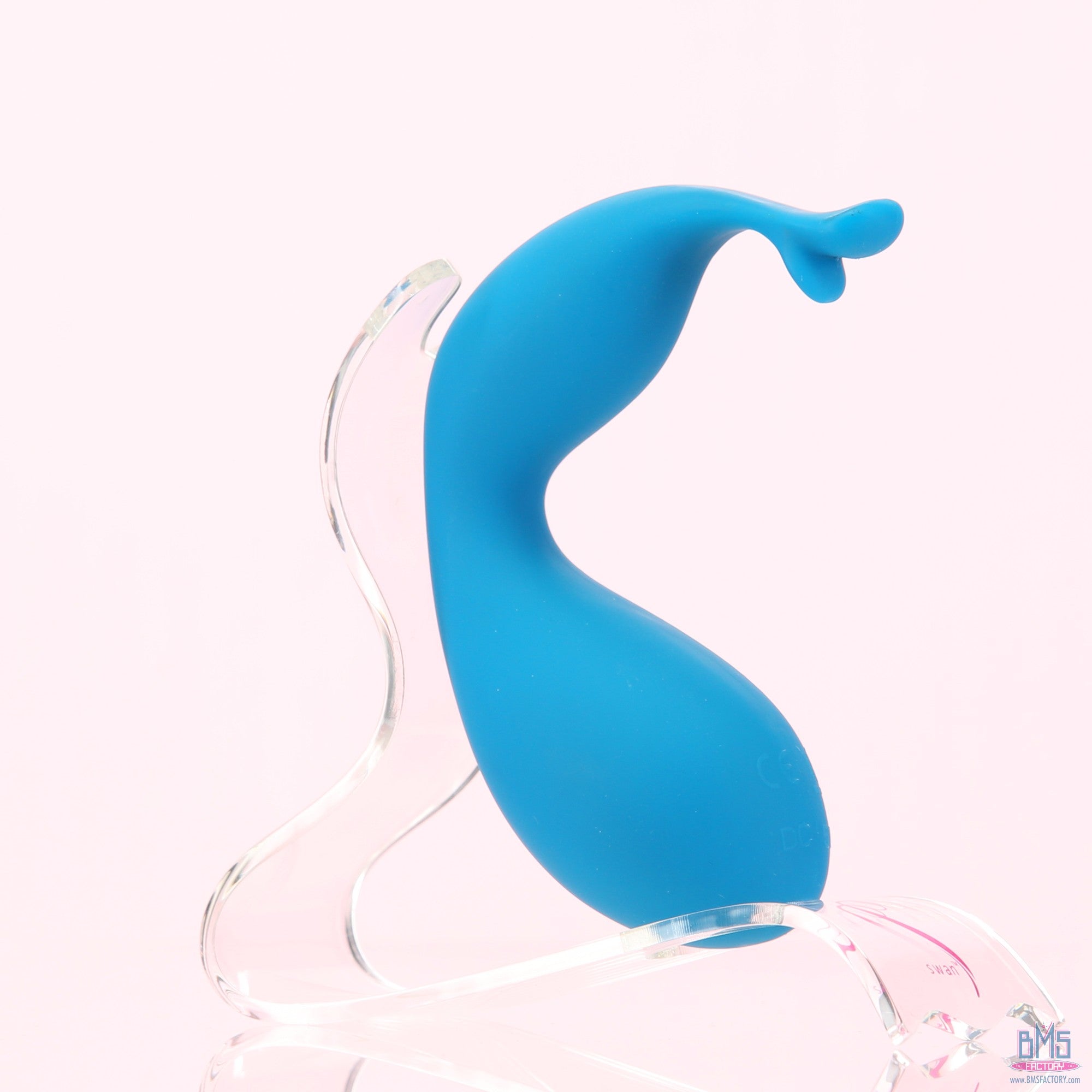 Swan - Kiss - Squeeze Control Clitoral Stimulator - Rechargeable - Teal