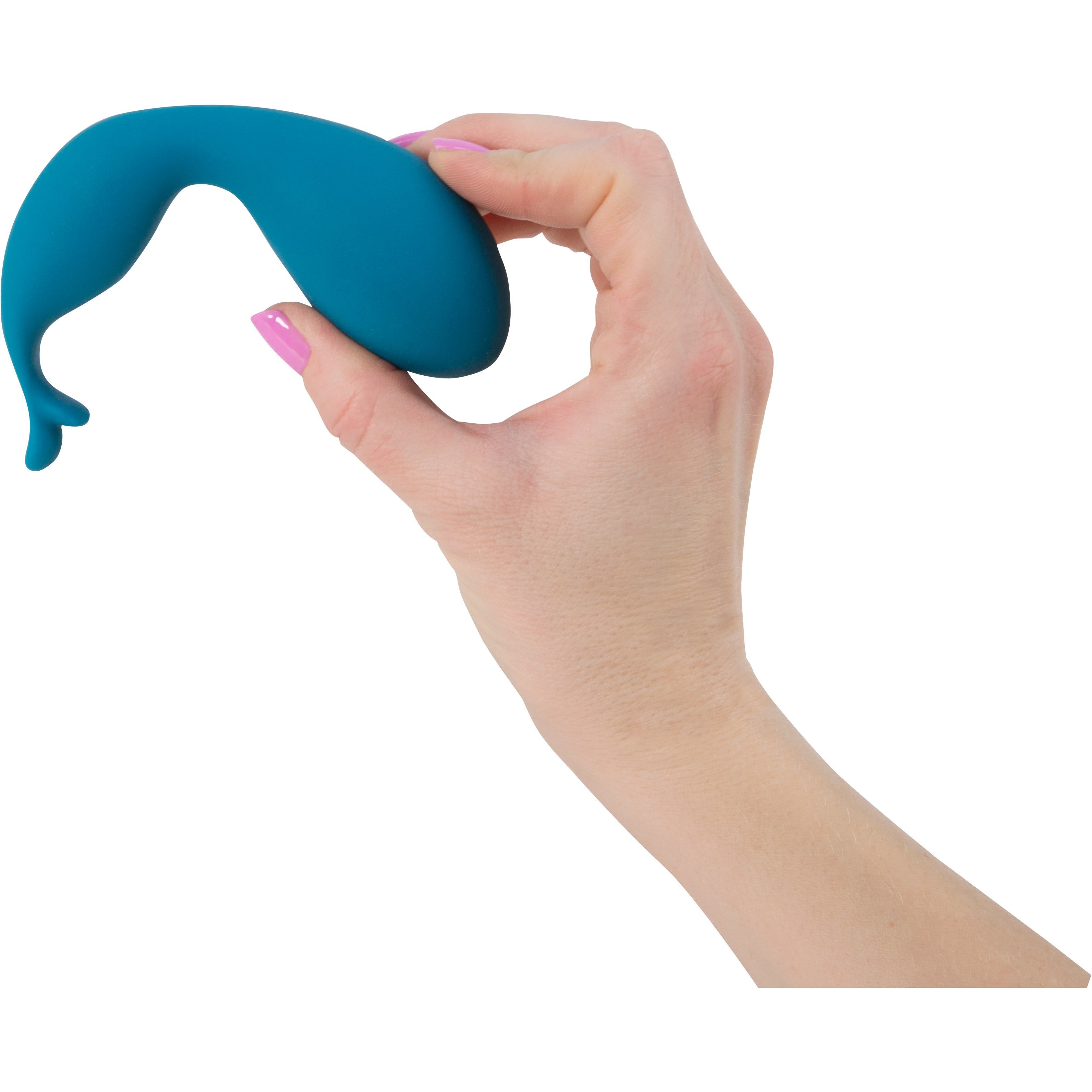 Swan - Kiss - Squeeze Control Clitoral Stimulator - Rechargeable - Teal