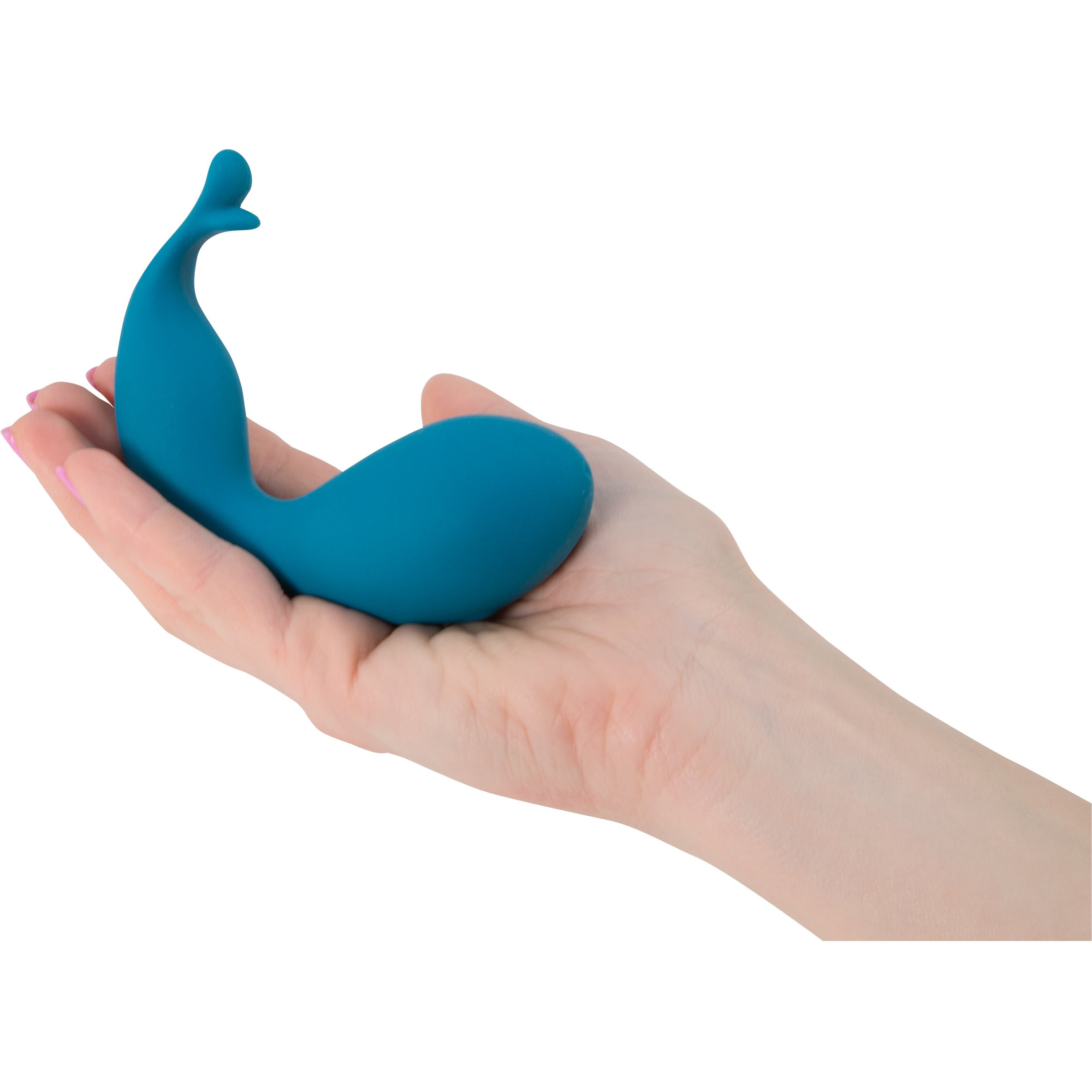 Swan - Kiss - Squeeze Control Clitoral Stimulator - Rechargeable - Teal
