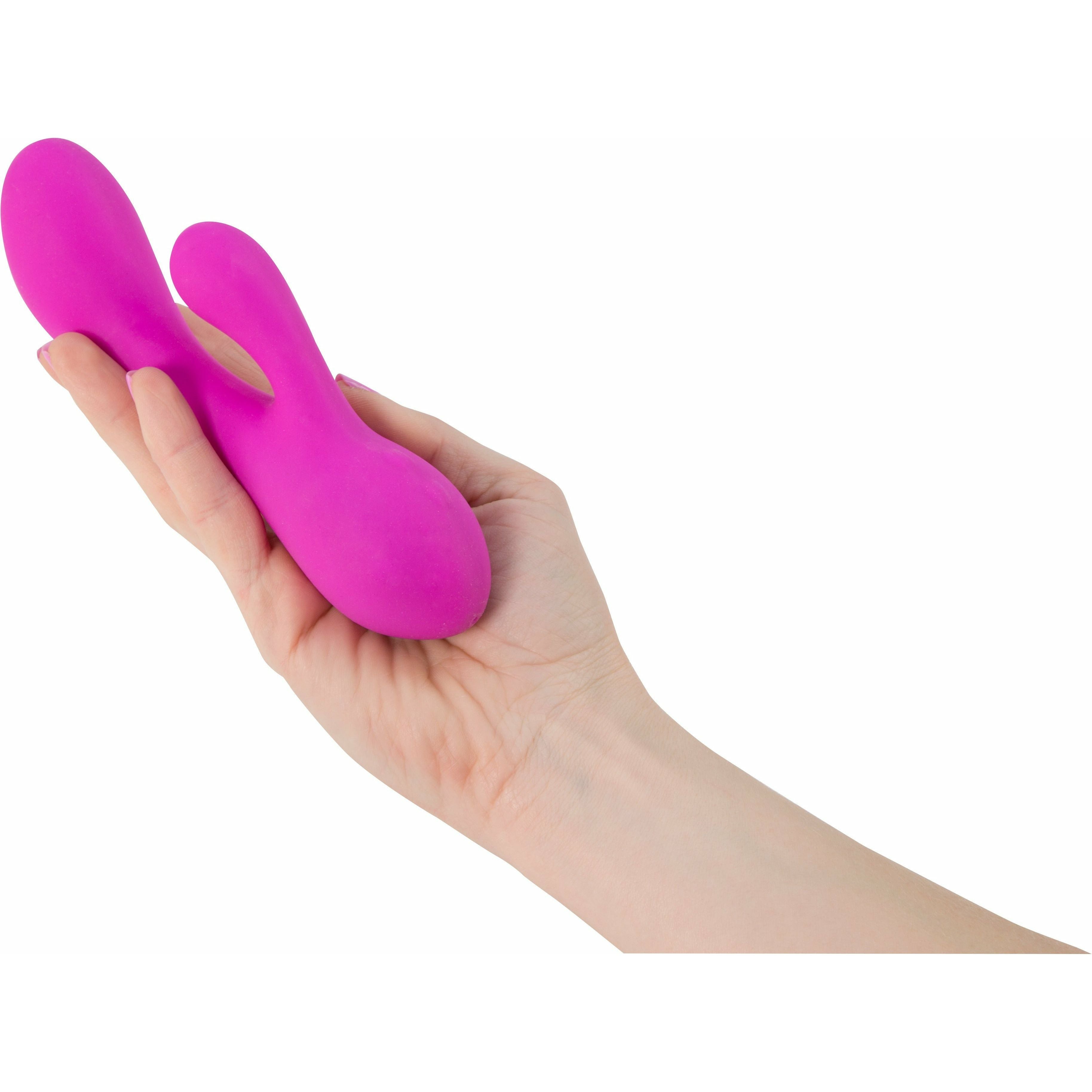 Swan - Hug - Squeeze Control Dual Vibrator - Rechargeable - Pink