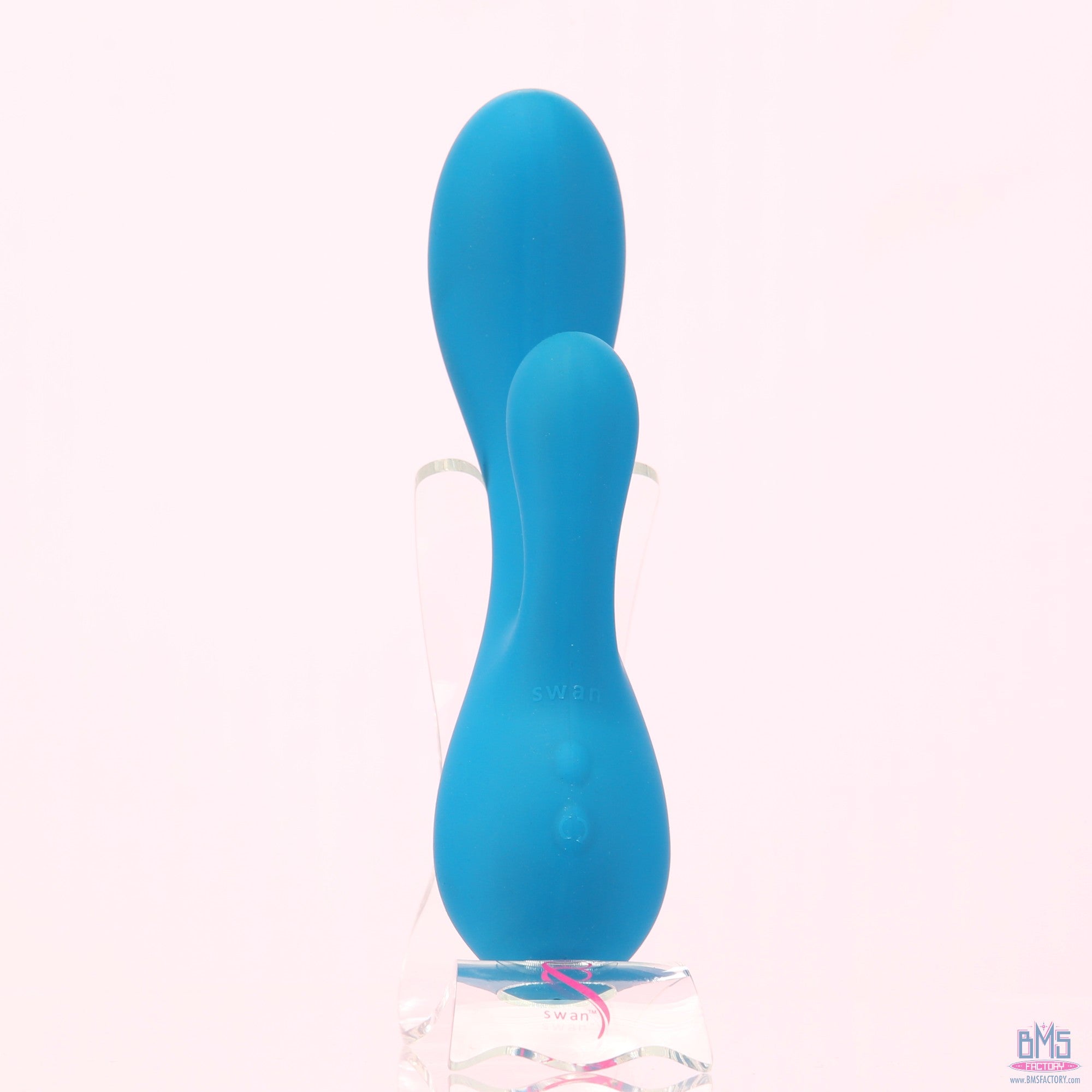 Swan - Hug - Squeeze Control Dual Vibrator - Rechargeable - Teal