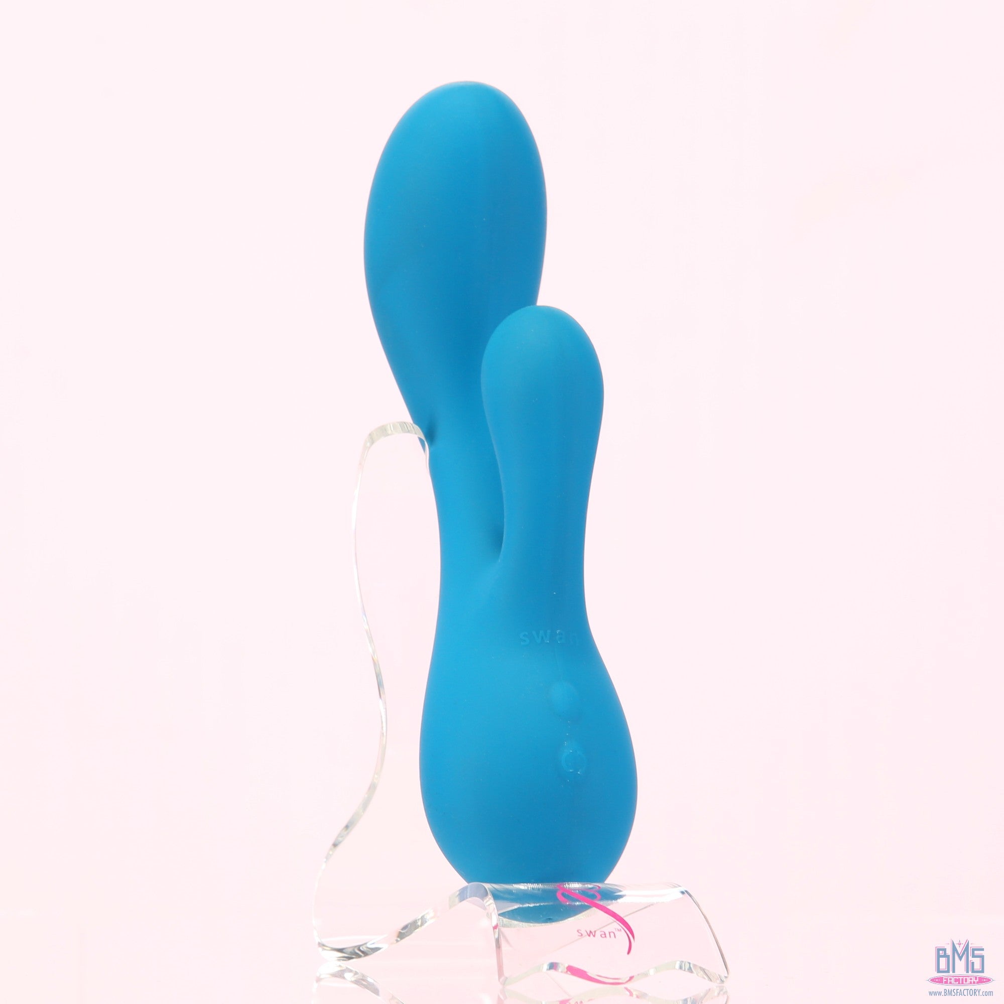 Swan - Hug - Squeeze Control Dual Vibrator - Rechargeable - Teal