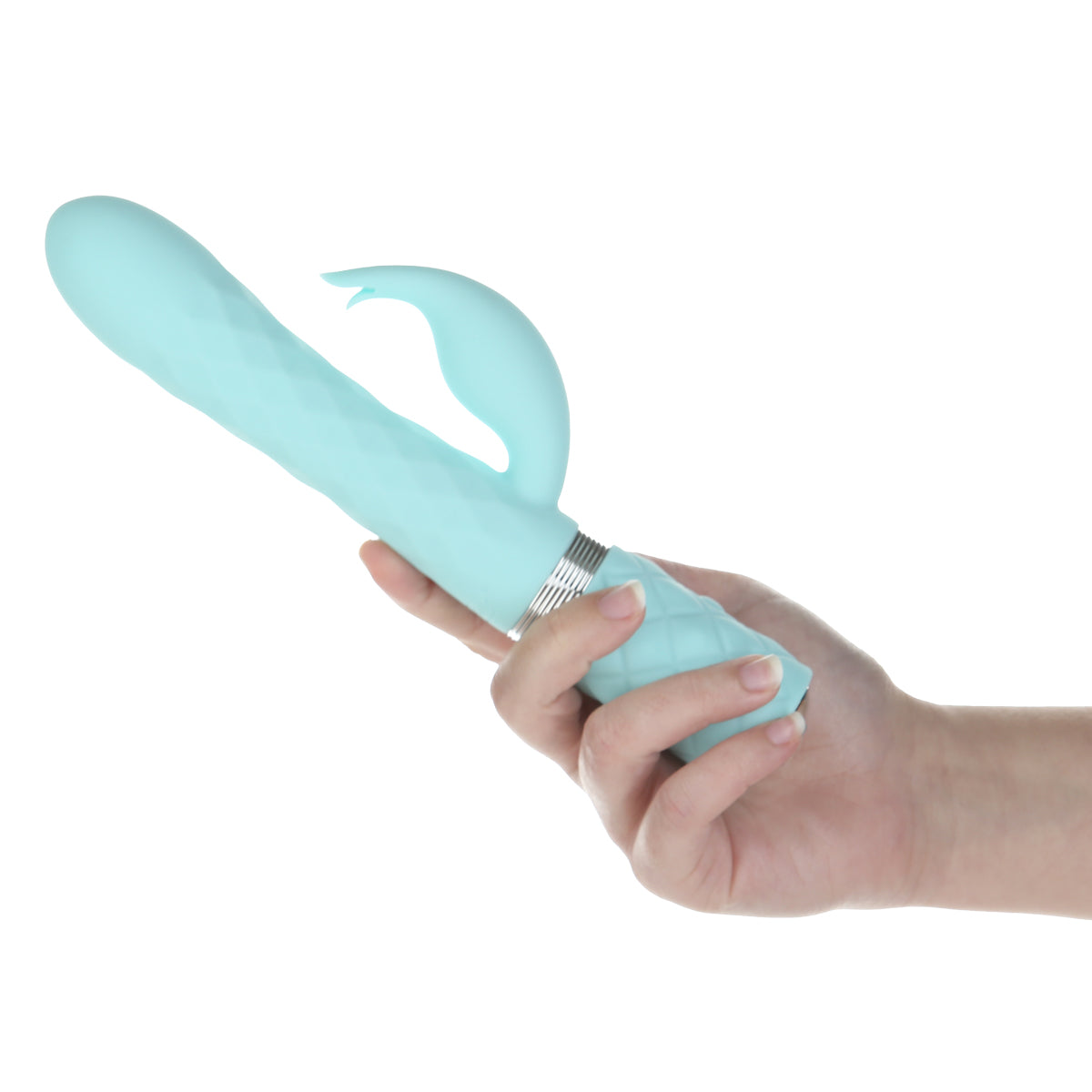 PILLOW TALK - LIVELY- Luxurious Dual-Motor Massager - Teal