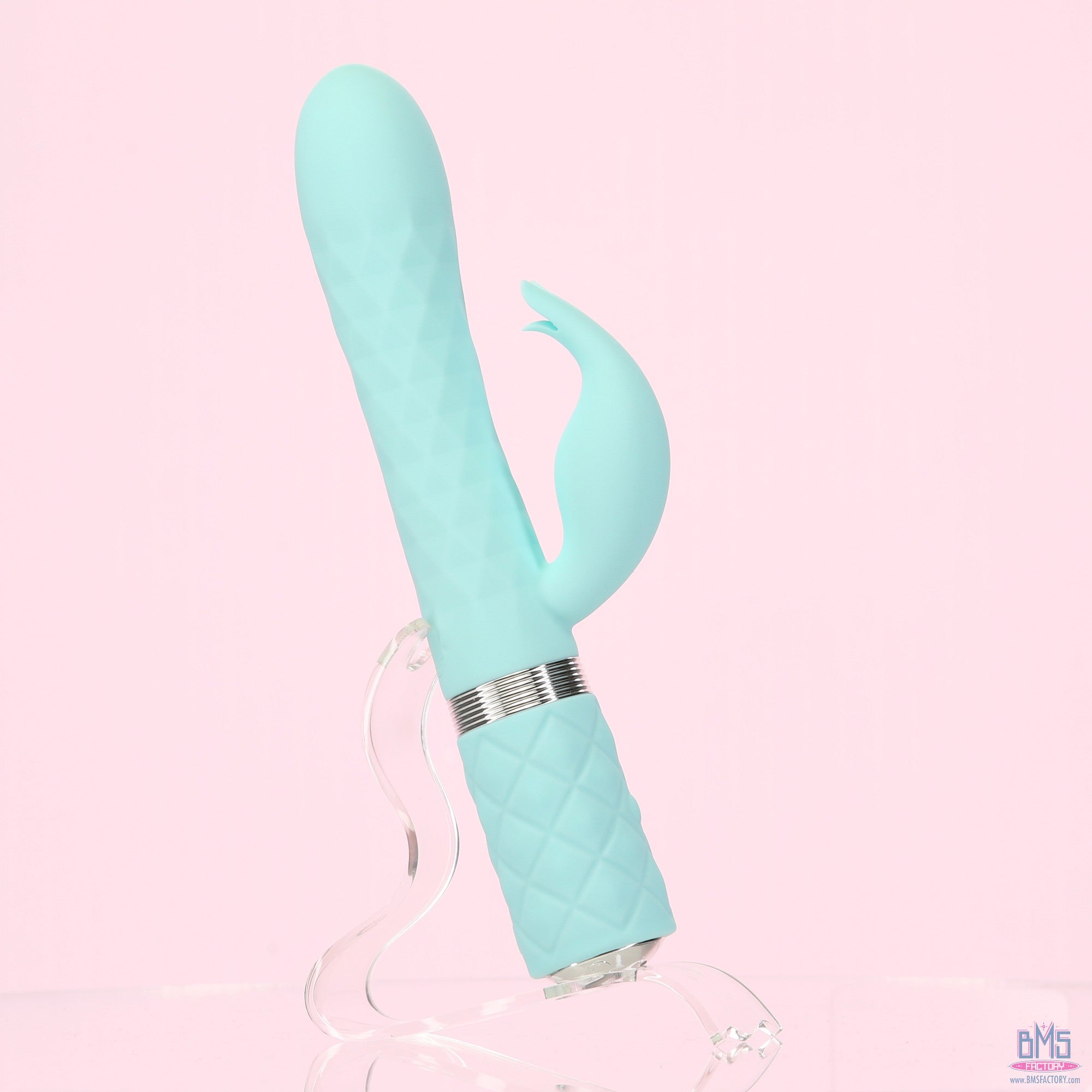 Pillow Talk - Animé - Masseur de luxe à double moteur - Sarcelle