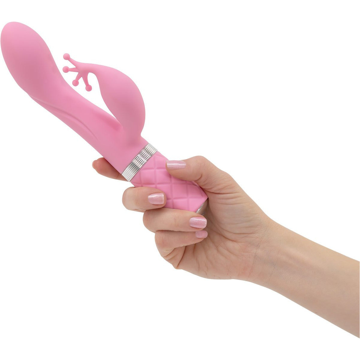 Pillow Talk - Double Vibromasseur Coquin - Rechargeable - Rose