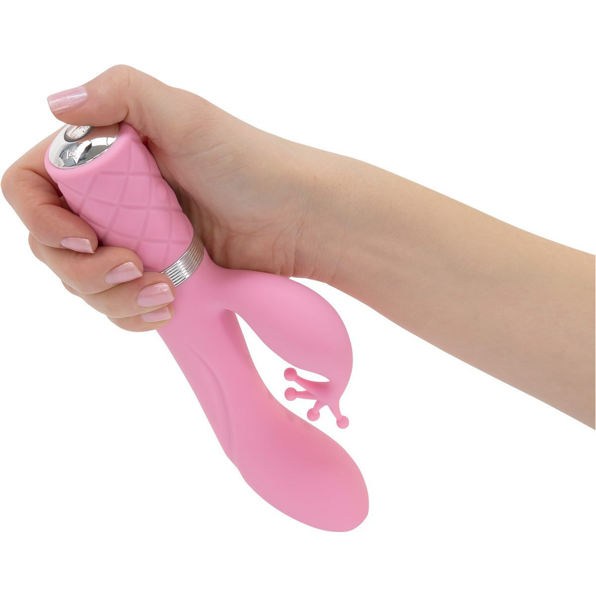 Pillow Talk - Double Vibromasseur Coquin - Rechargeable - Rose