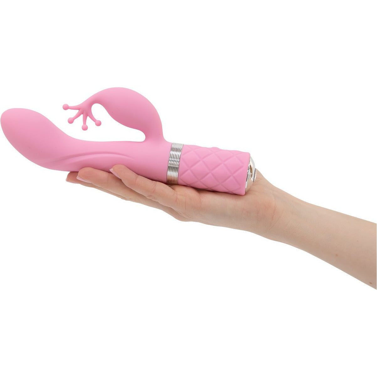 Pillow Talk - Double Vibromasseur Coquin - Rechargeable - Rose