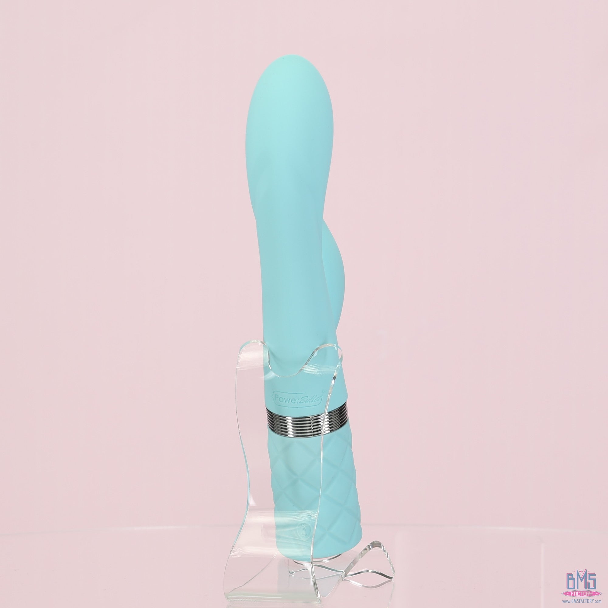 Pillow Talk - Double Vibromasseur Kinky - Rechargeable - Bleu sarcelle