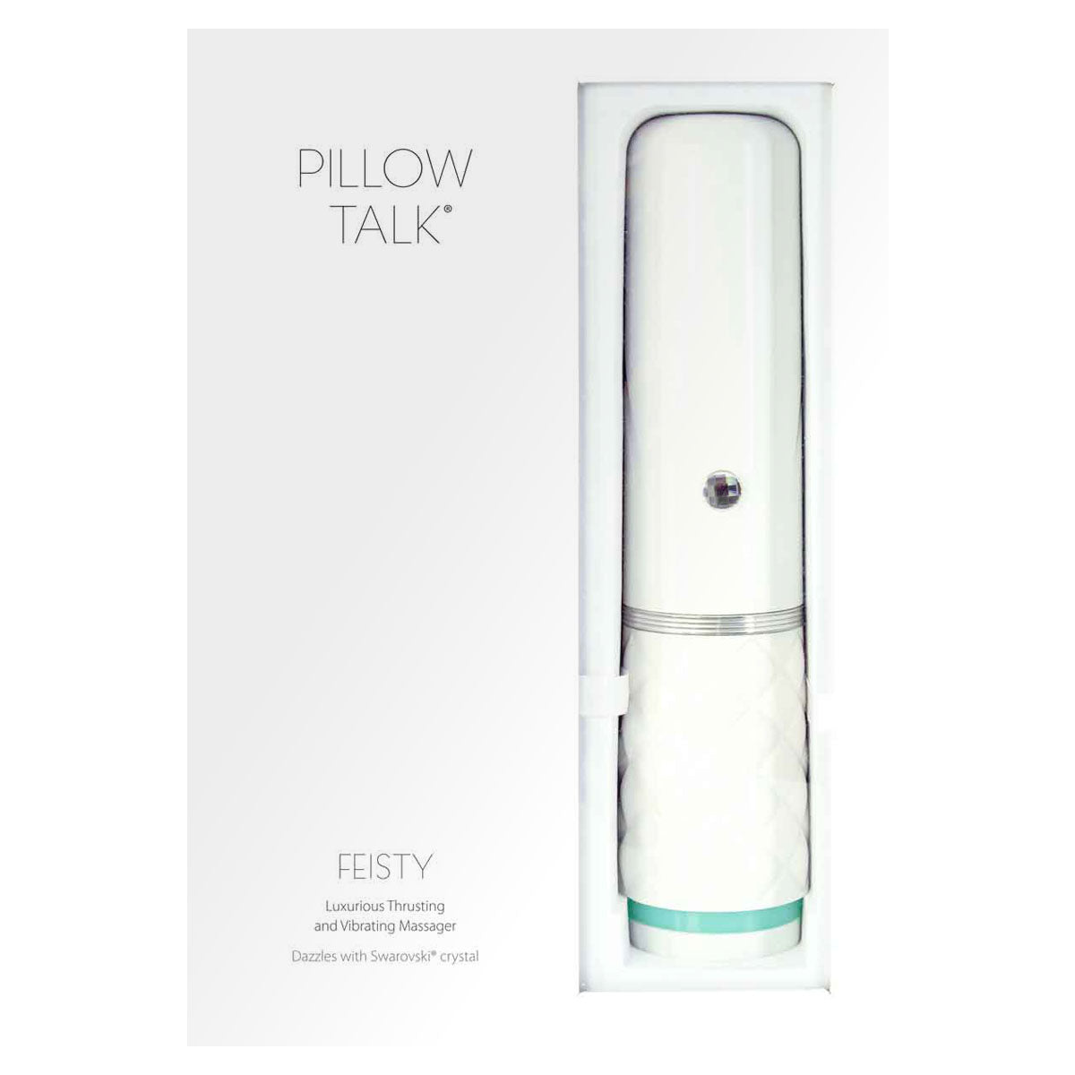 Pillow Talk - Feisty - Thrusting Vibrator - Rechargeable - Teal