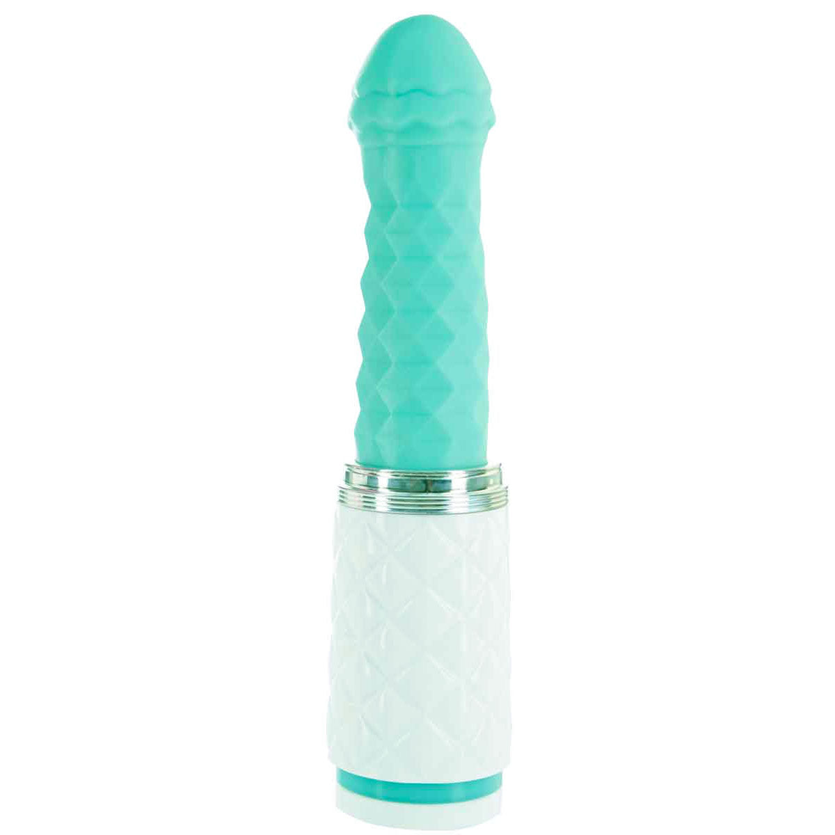 Pillow Talk - Feisty - Thrusting Vibrator - Rechargeable - Teal