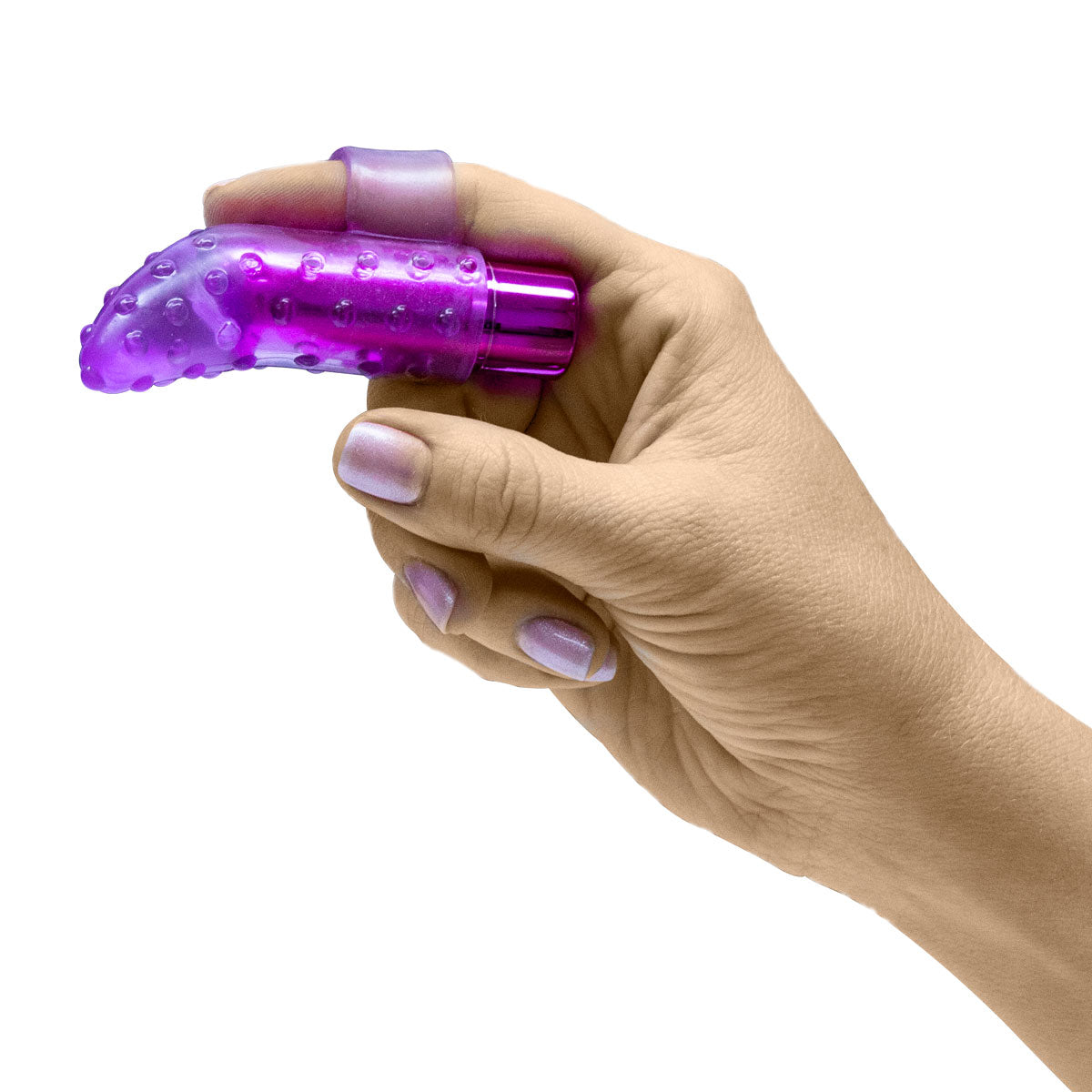 Pure Love® - Rechargeable Frisky Finger Vibrator - Purple