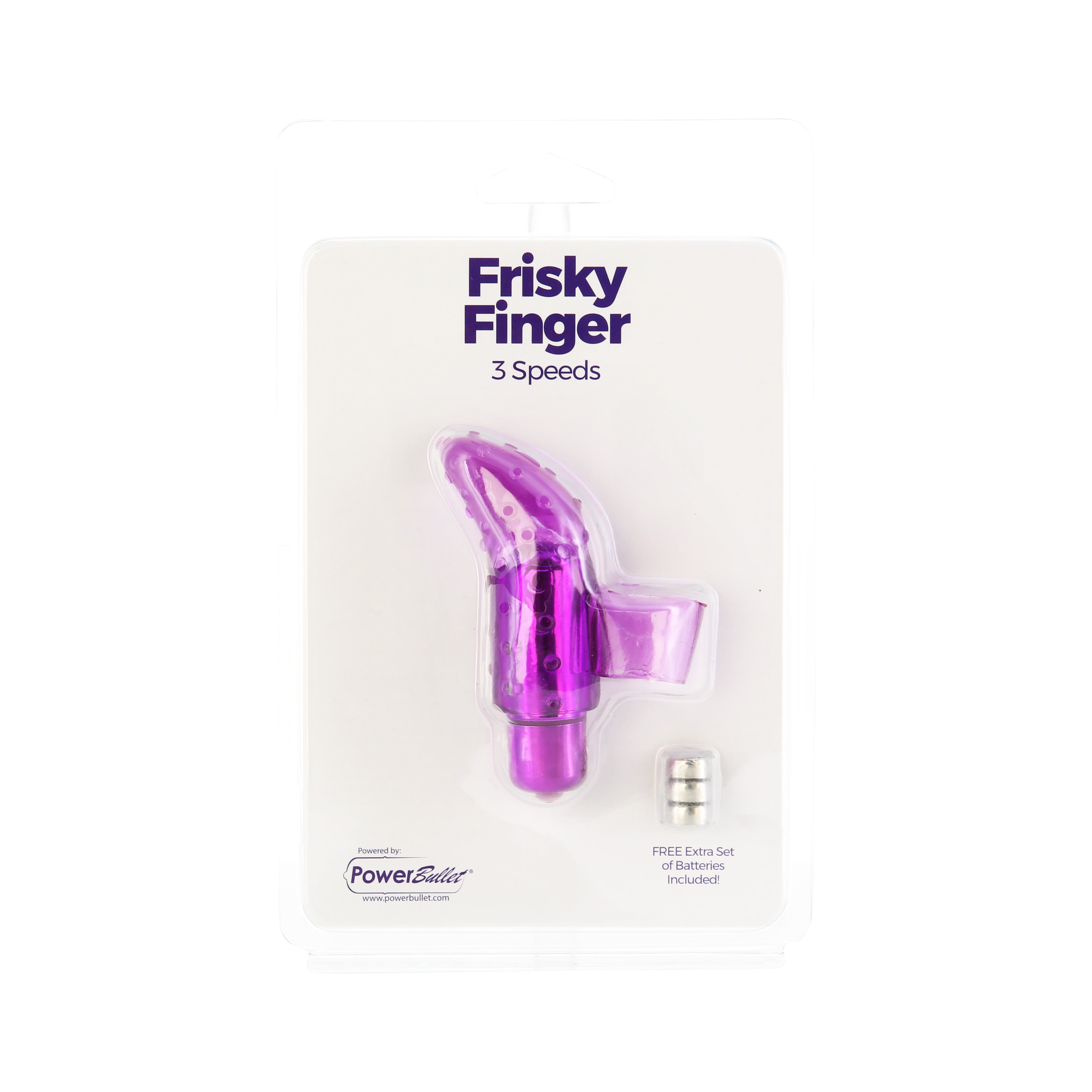 PowerBullet - Vibromasseur doigt coquine - Violet