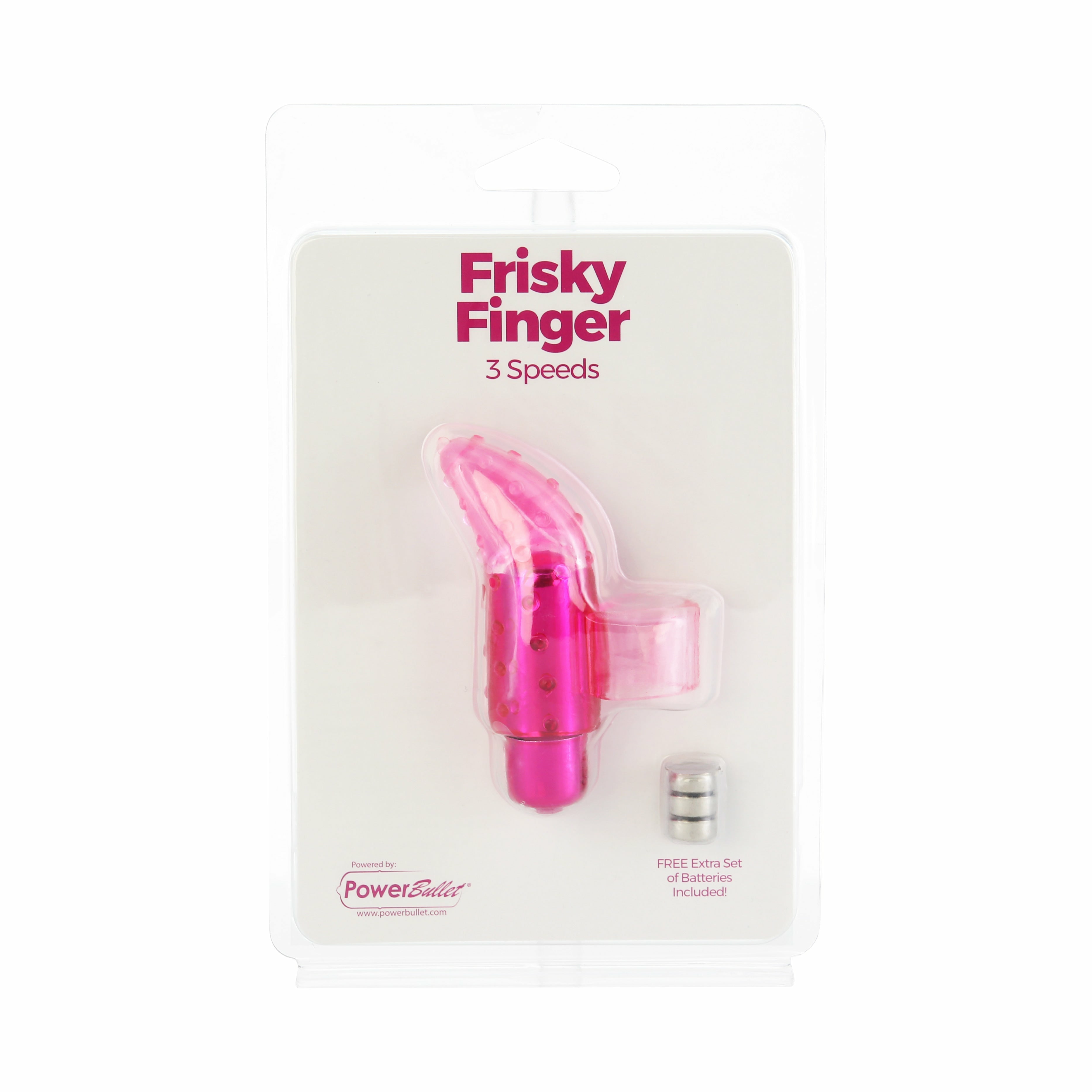 PowerBullet - Frisky Finger Vibrator - Pink