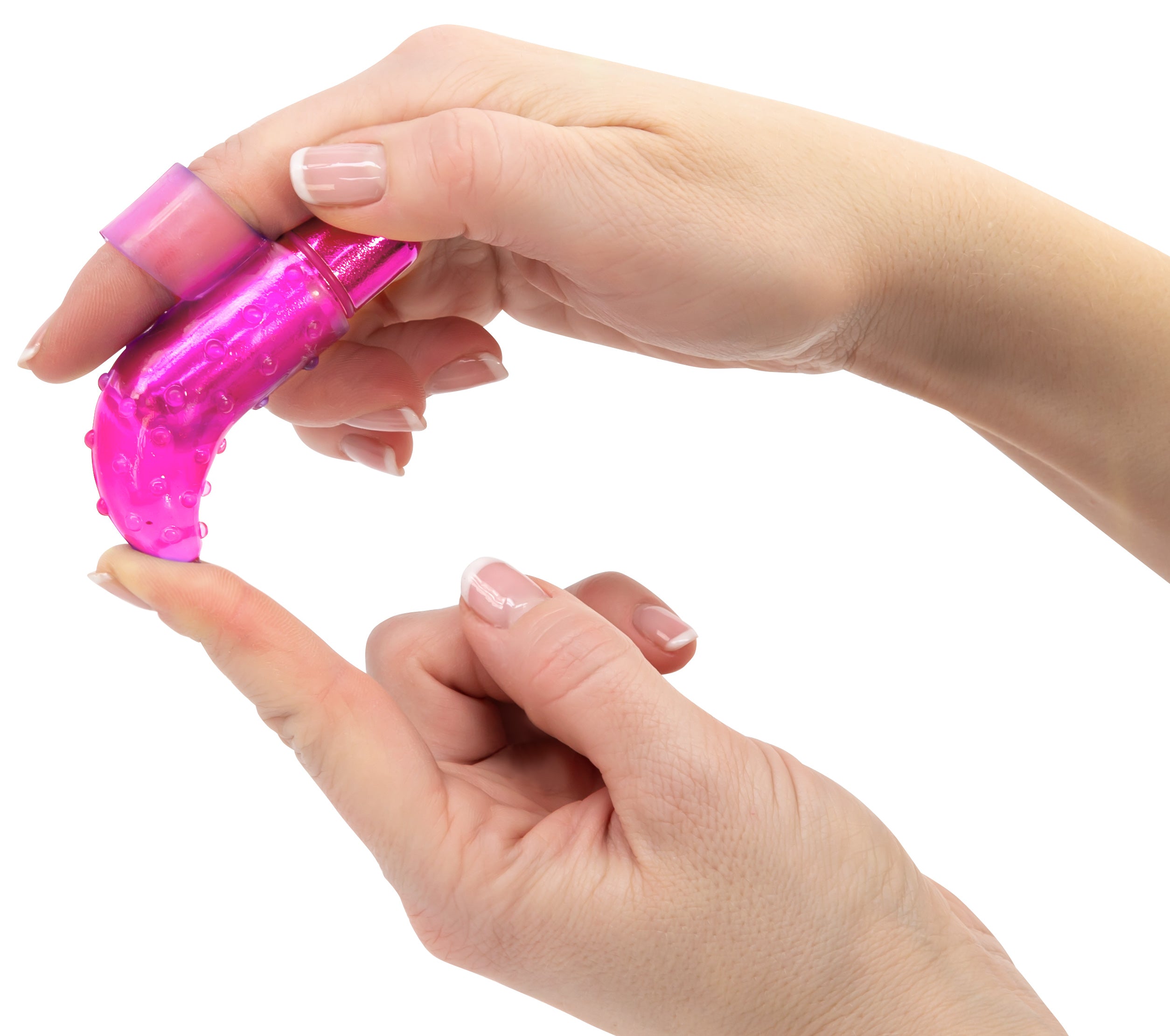 PowerBullet - Vibrateur de doigt Frisky - Rose