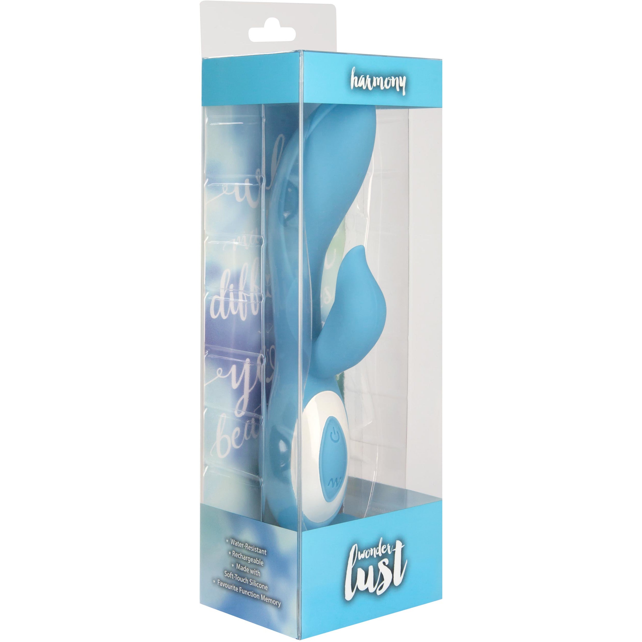 Wonderlust - Harmony - Vibromasseur Lapin - Rechargeable - Bleu