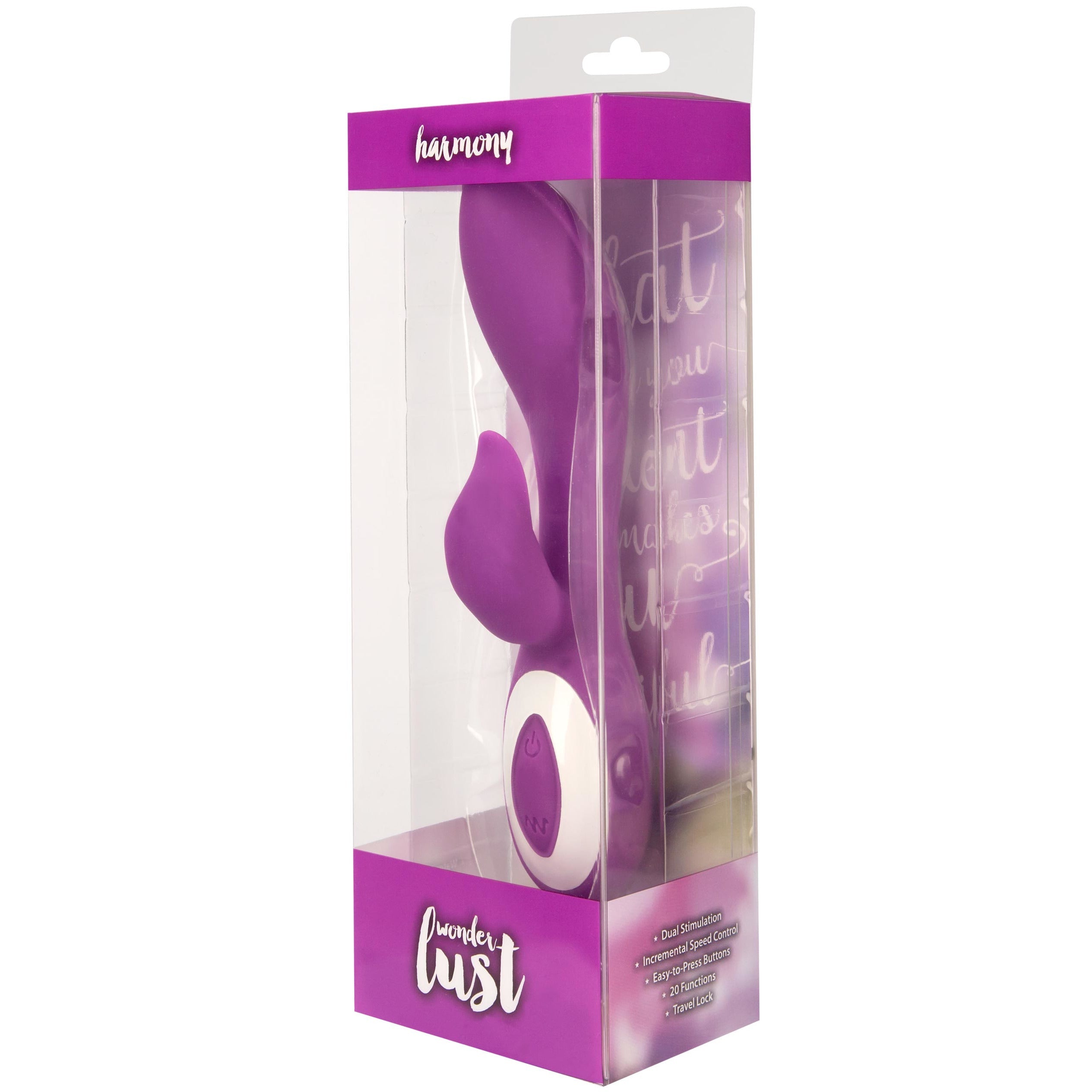 Wonderlust - Harmony - Vibrateur lapin - Rechargeable - Violet