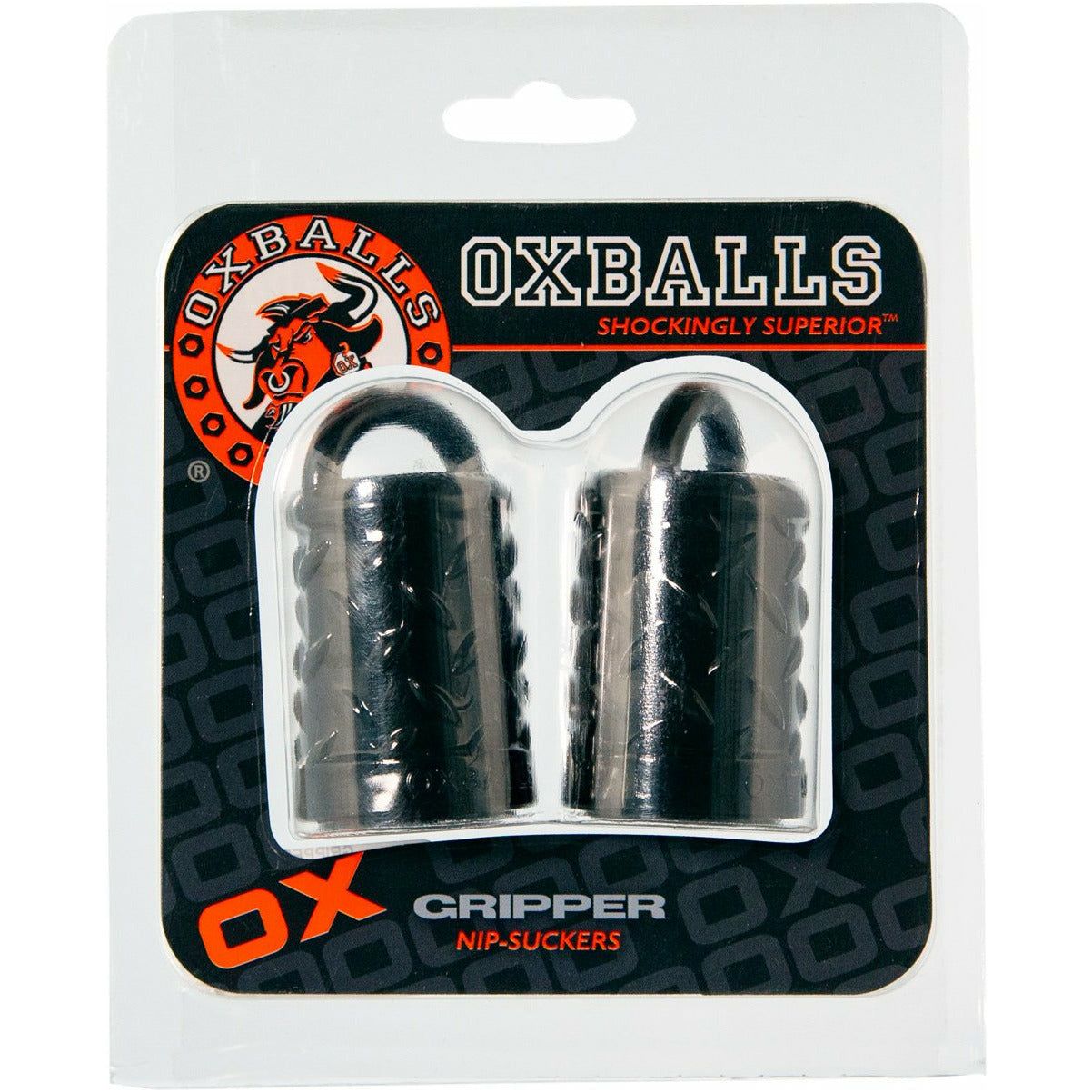 Ventouses à tétons Oxballs Gripper - Noir