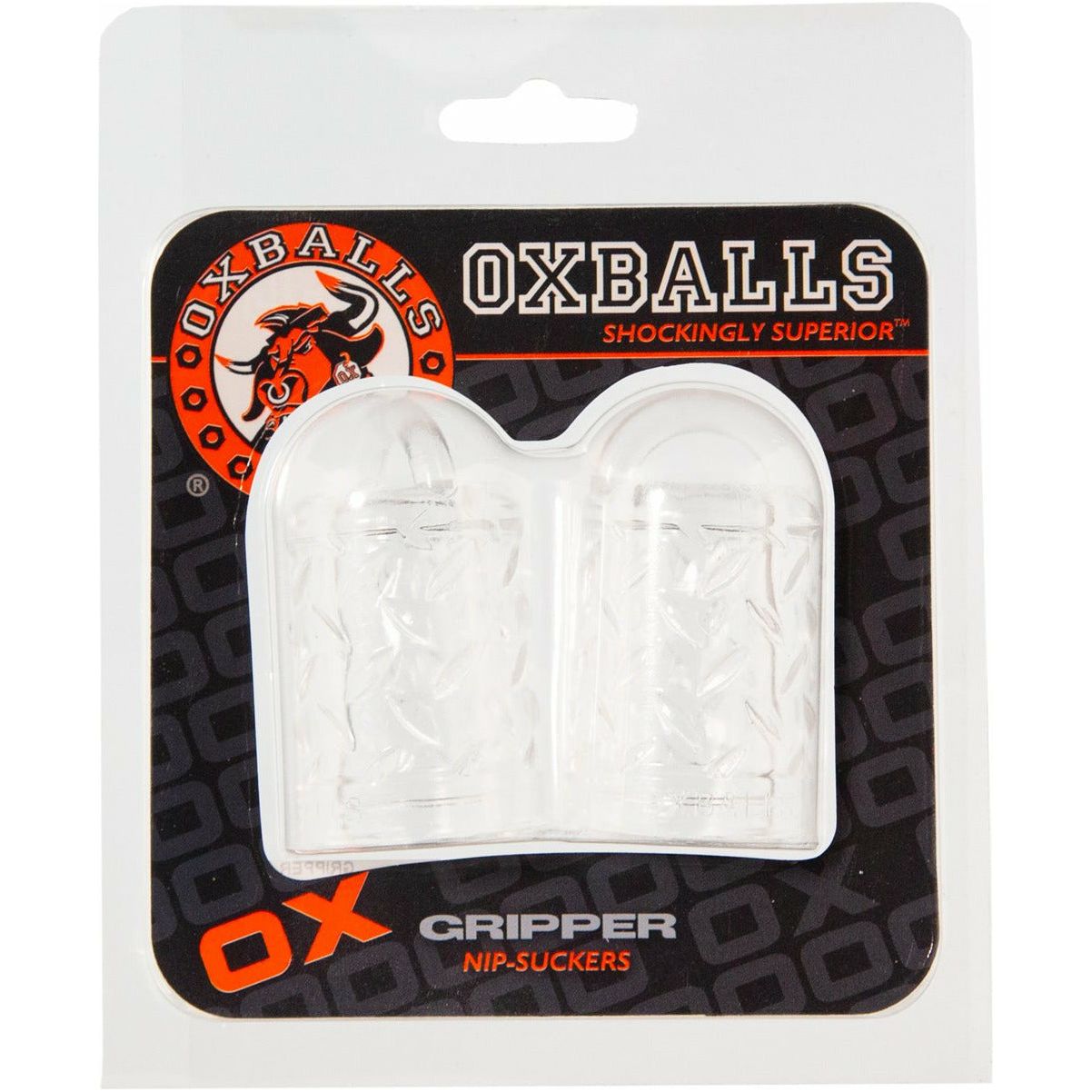 Oxballs Gripper Tétines à ventouse - Transparent