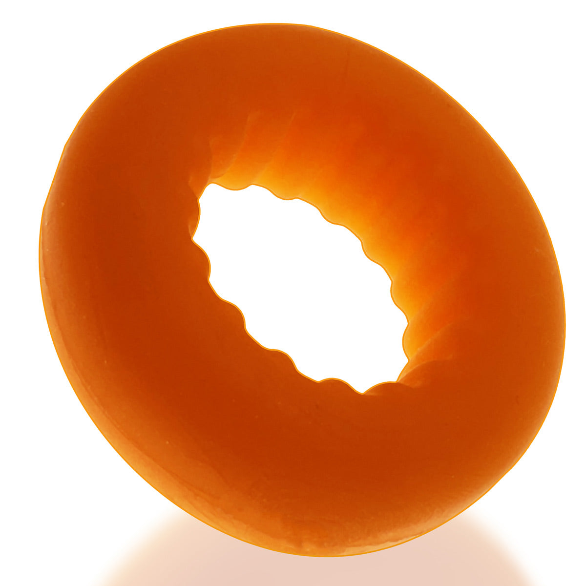 OXBALLS - AXIS Rib Grip Cock Ring - Orange