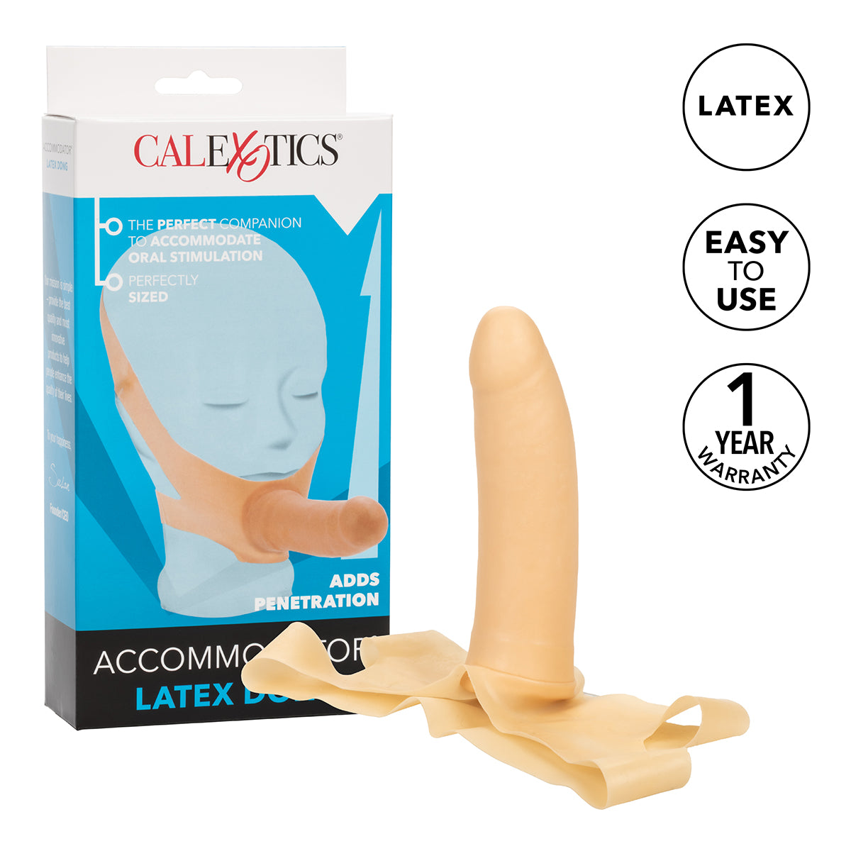 CalExotics® Accommodator Bite en latex