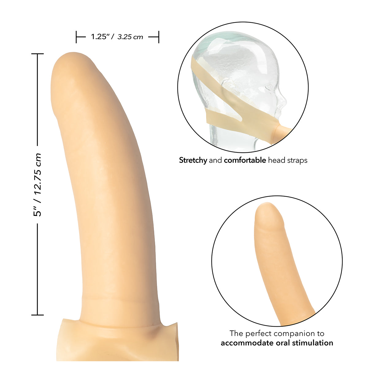 CalExotics® Accommodator Bite en latex