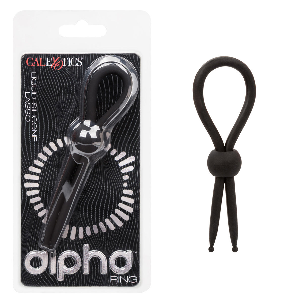 CalExotics® Alpha Lasso en silicone liquide - Noir