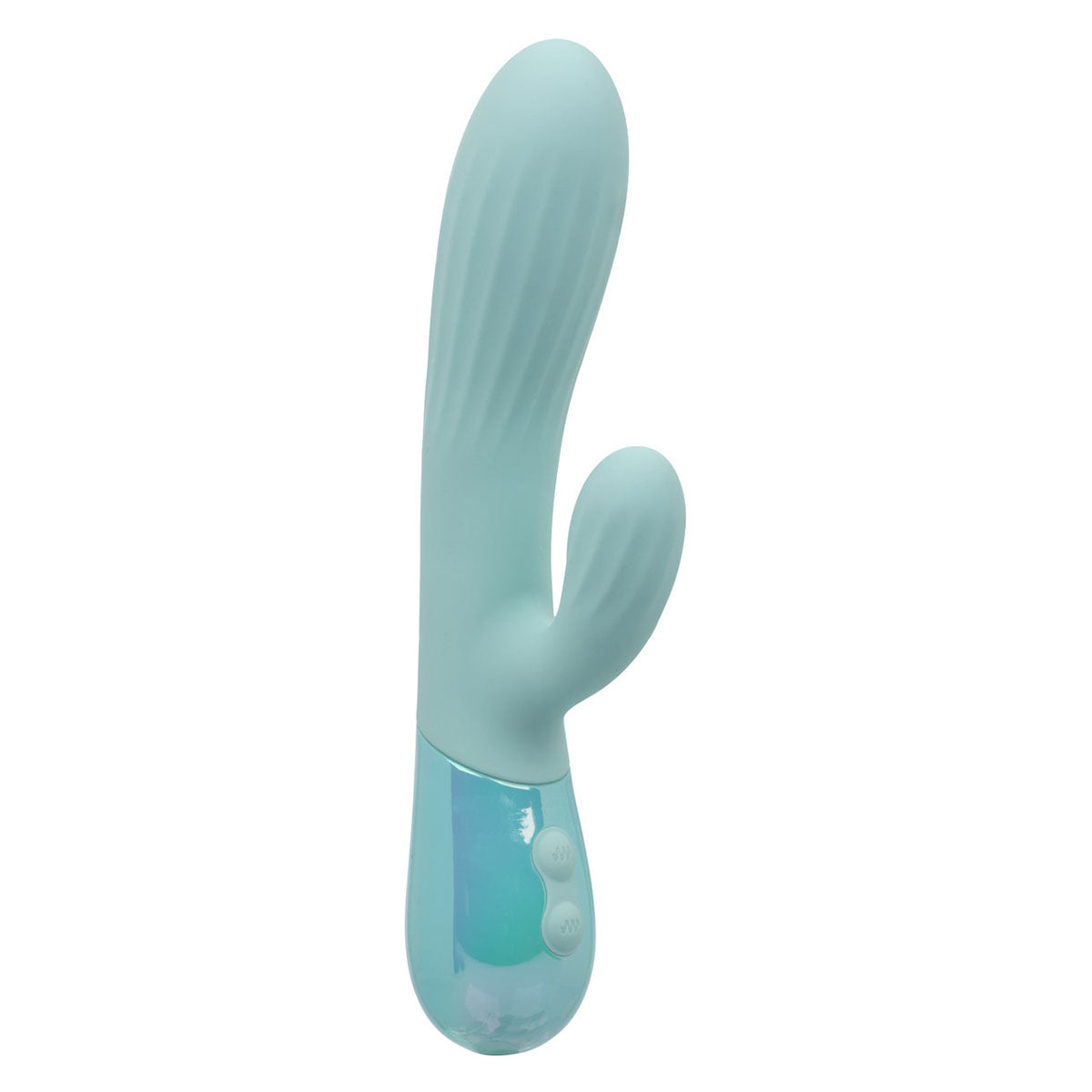 CalExotics® Aura Dual Ripple Vibe – Light Blue