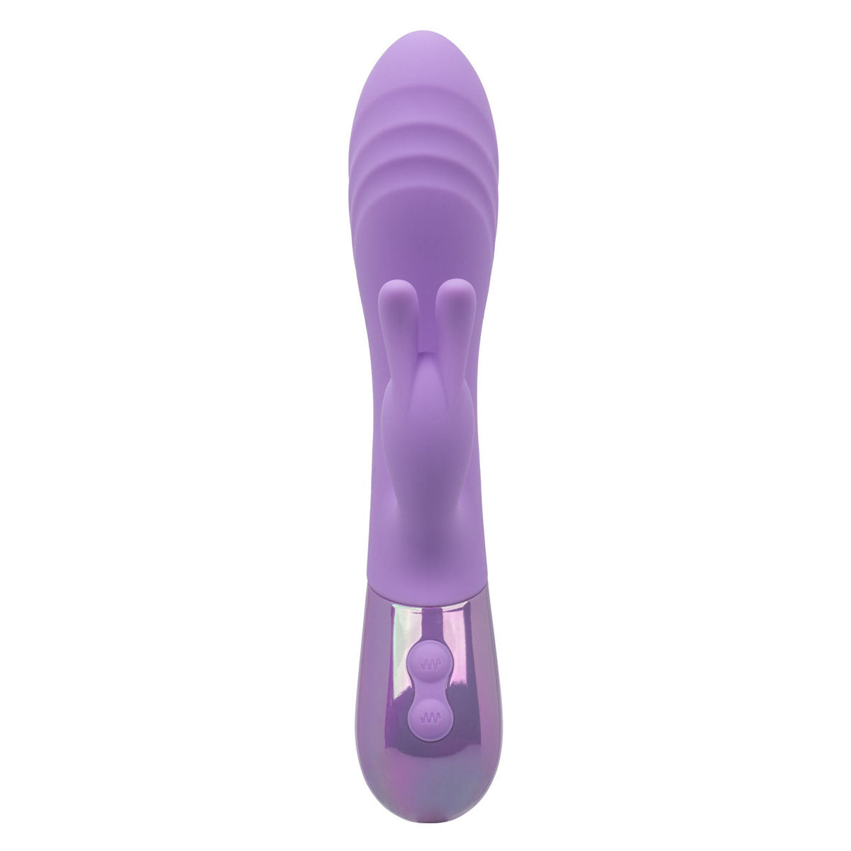 CalExotics® Aura Dual Ripple Vibe – Violet clair