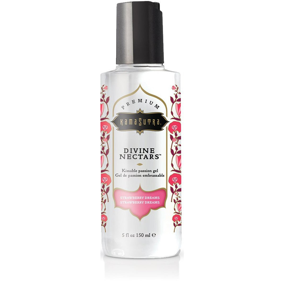 Kama Sutra Nectars Divins – Lubrifiant aromatisé à base d'eau – Rêves de Fraise – 150 ml