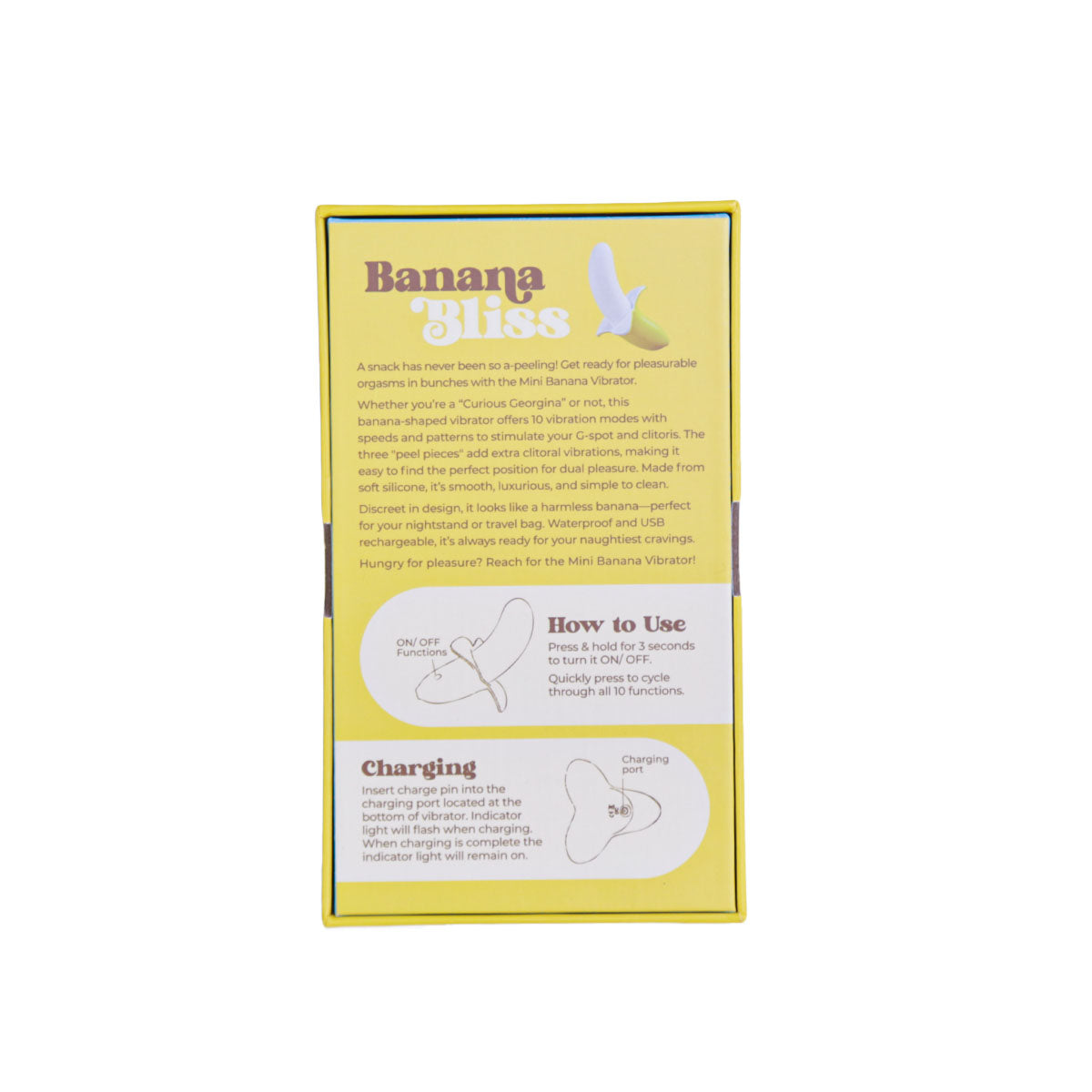 Banana Bliss Mini Silicone Banana Vibrator