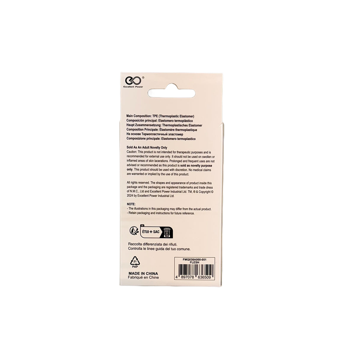 NMC – Bulky Sip – Masturbateur Réaliste – 11,9 cm – Beige