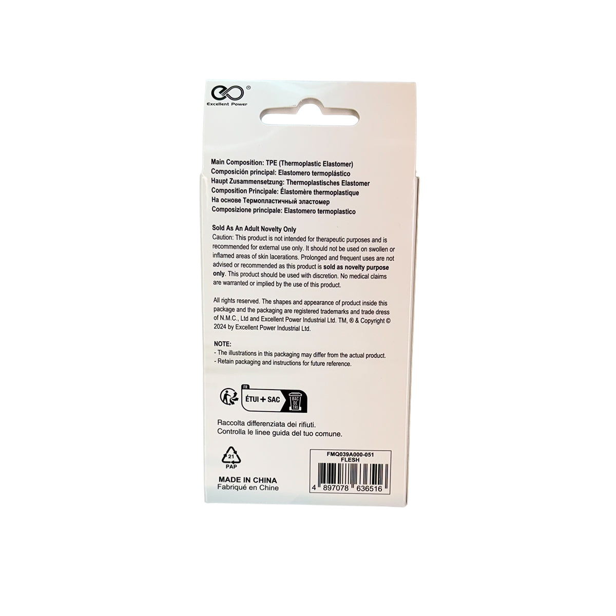 NMC – Bulky Sip – Masturbateur Réaliste – 13,2 cm – Beige