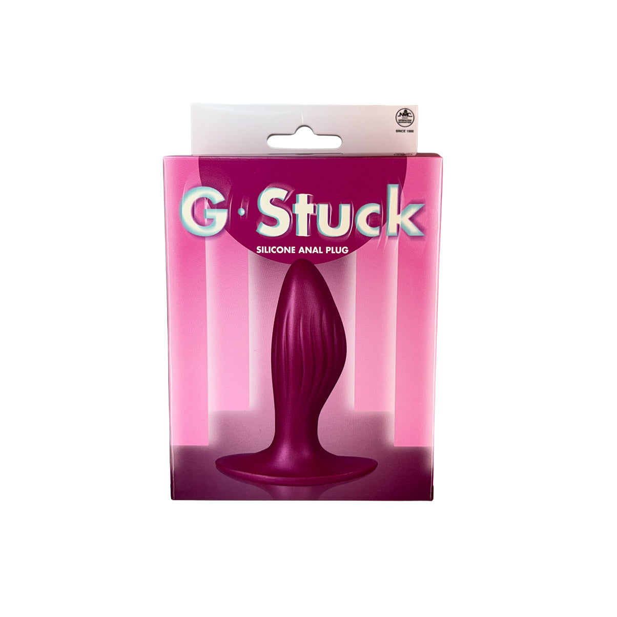 NMC – G Stuck – Plug anal en silicone – Rouge métallisé
