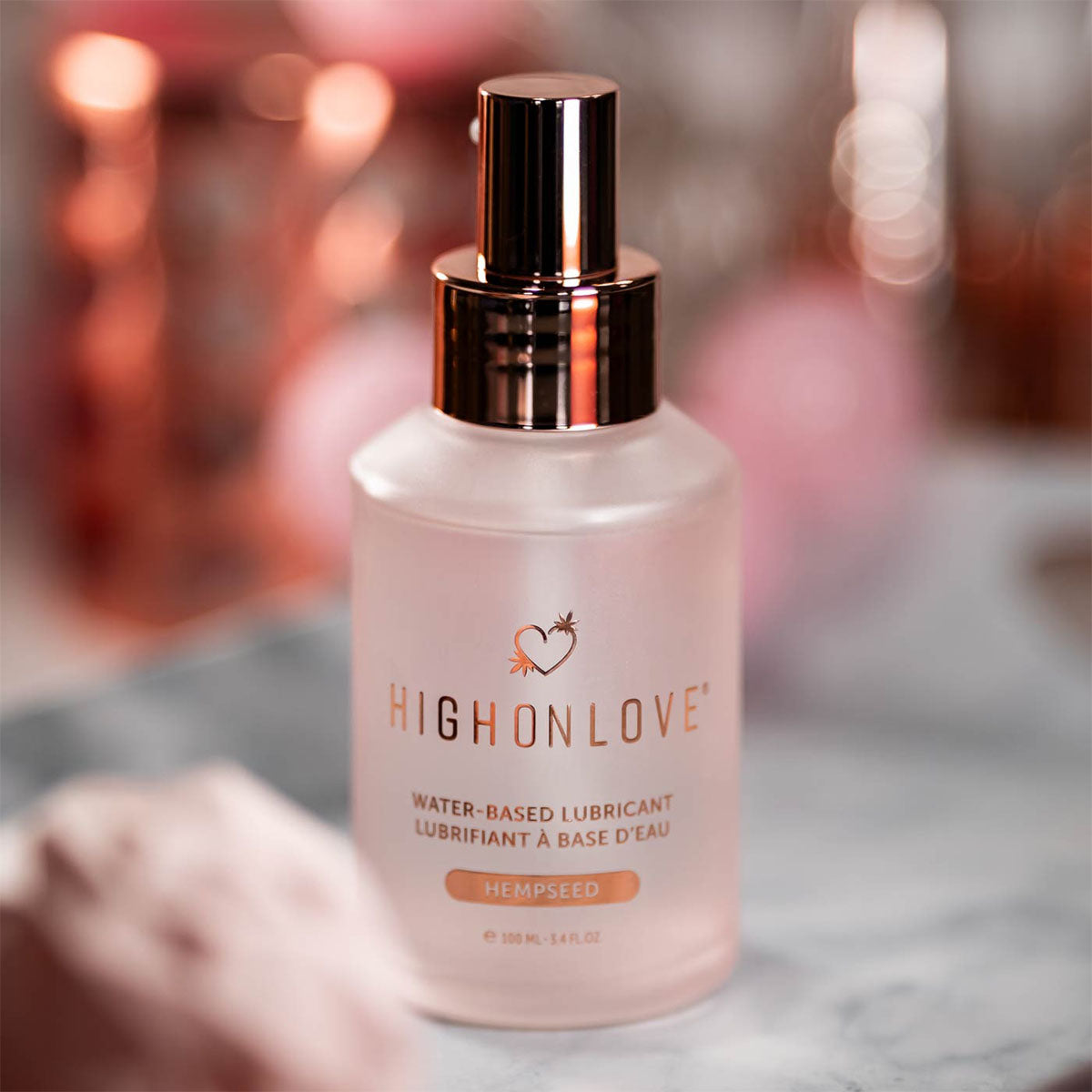 Lubrifiant à base d'eau de High on Love au chanvre – 100 ml