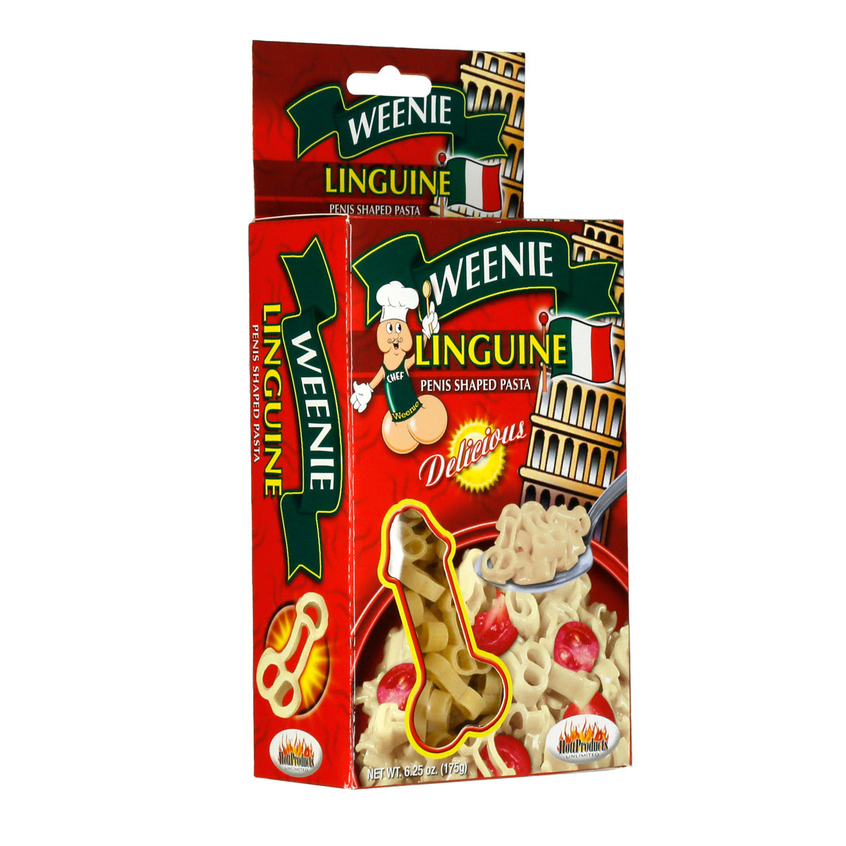 Hott Products - Pâtes en forme de pénis Weenie Linguine – 175 g