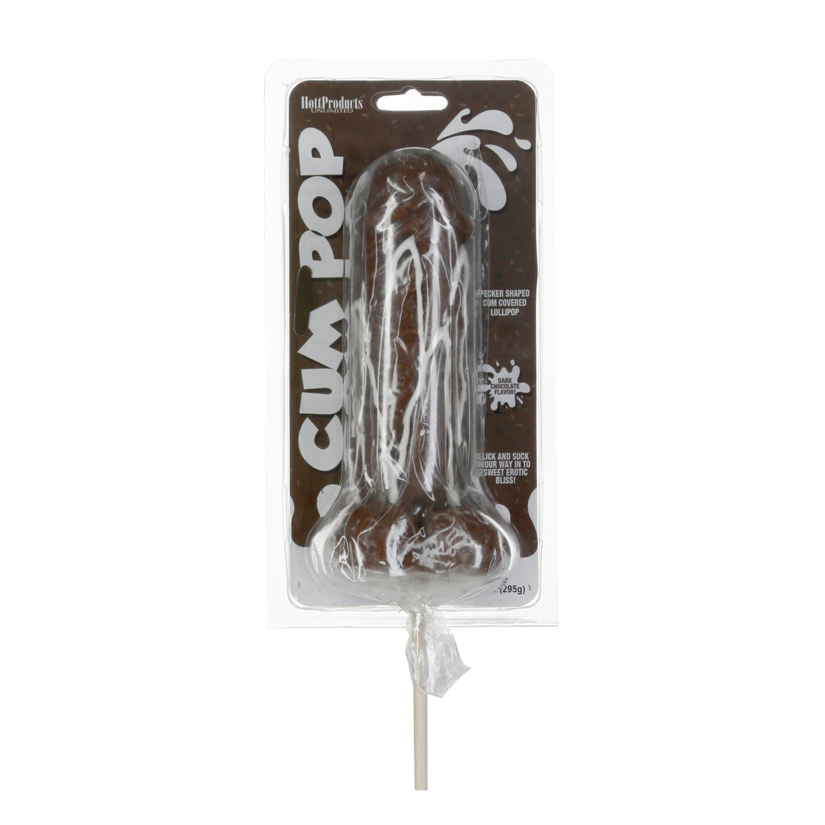Hott Products - Suçon Cum Pop – Sucette Pénis – Chocolat Noir