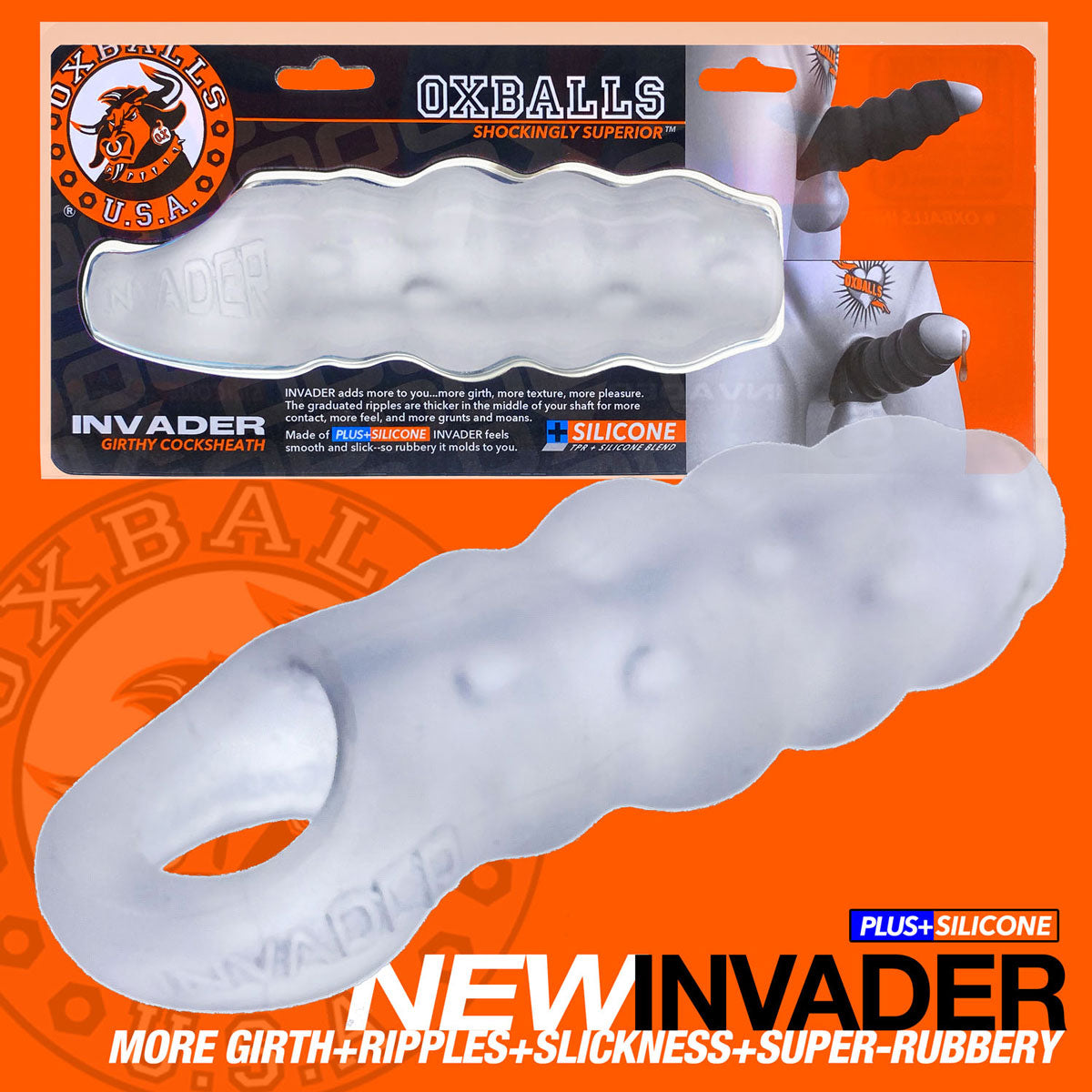 Oxballs Invader Cocksheath – Glaçon transparent