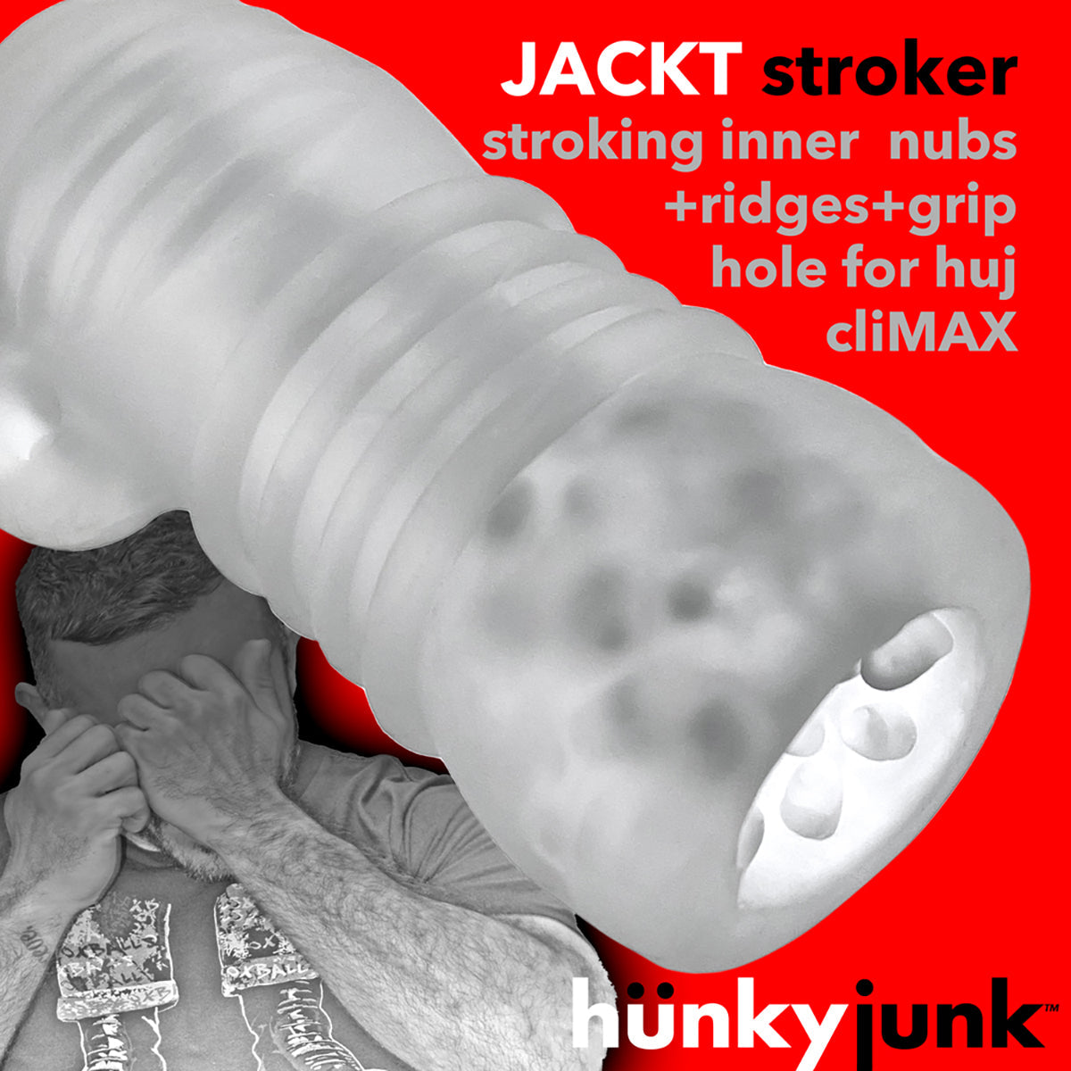 OXBALLS - hünkyjunk - Jackt Stroker - Clear Ice