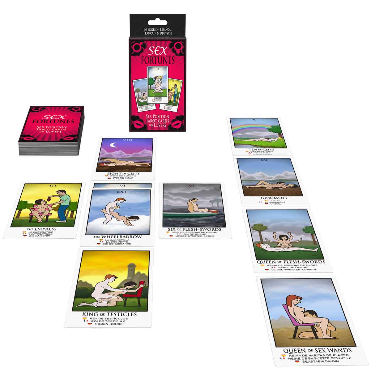 Kheper Games – Sex Fortunes – Jeu de tarot pour les amoureux