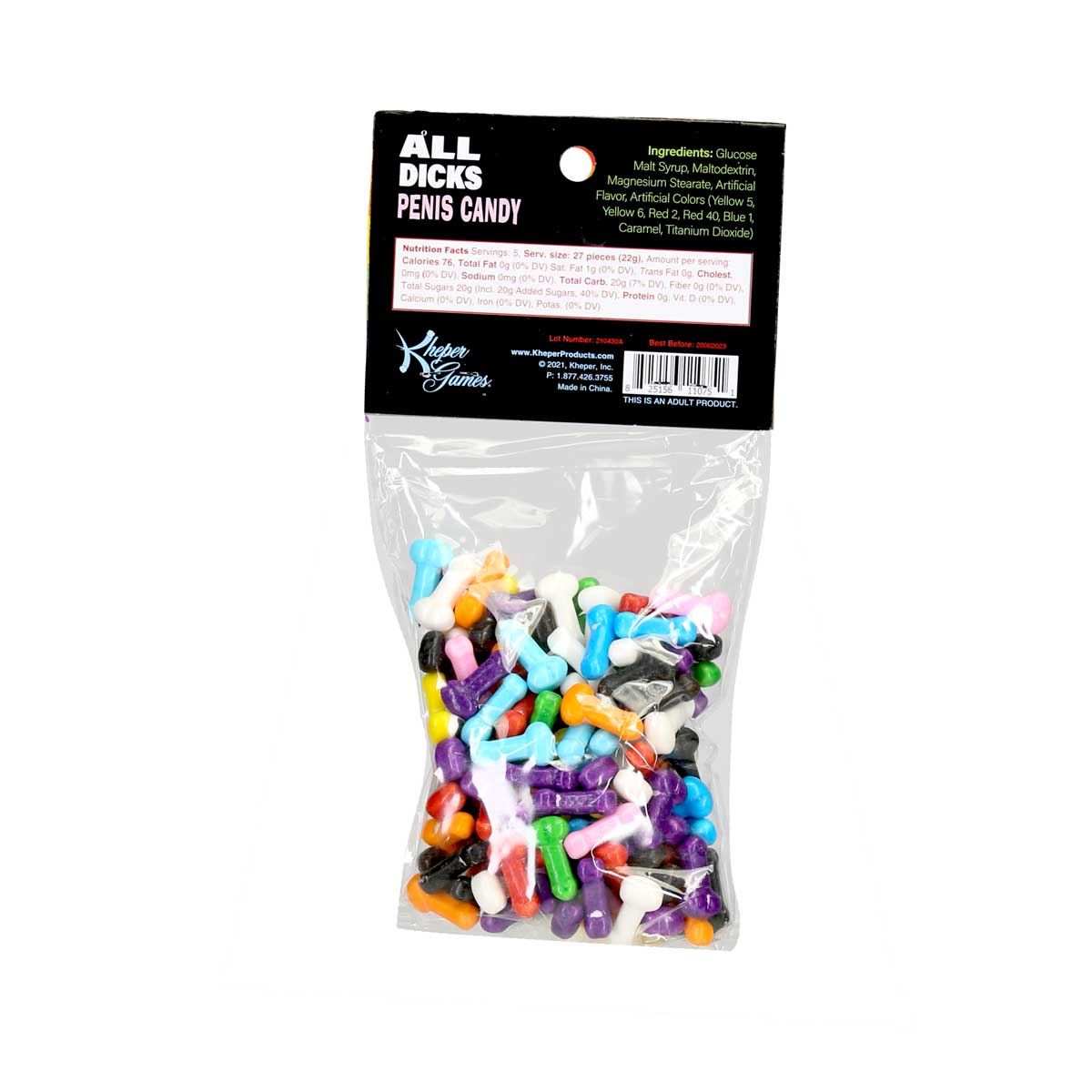 Kheper Games - Bonbons Pénis - Goût Fruité