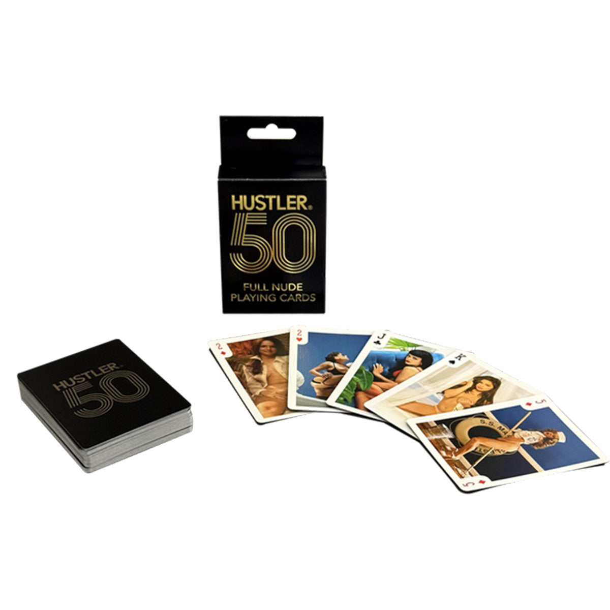 Kheper Games Hustler 50 Full Nude Female Playing Cards – 1 paquet