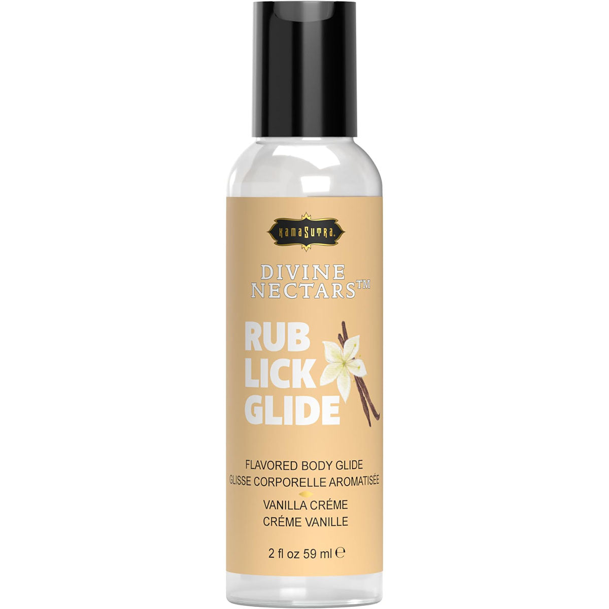 Kama Sutra – Nectar Divin – Lubrifiant corporel aromatisé – Crème Vanille – 59 ml