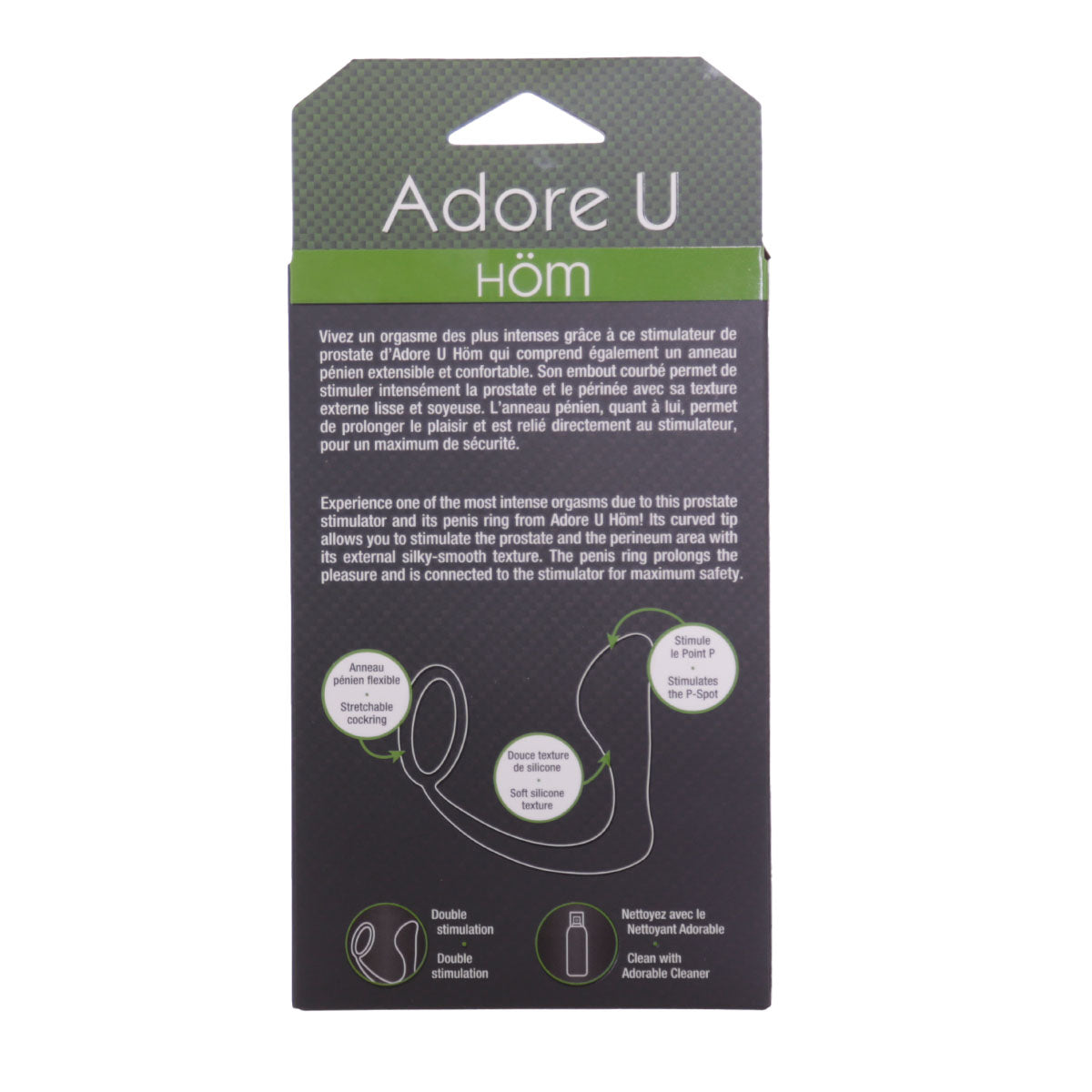 Adore U Prostate Stimulateur - Noir