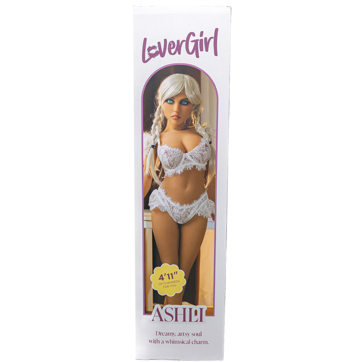 Hornie Sensiskin Love Doll Ashli 4ft 11in. Vanilla with Silver Hair