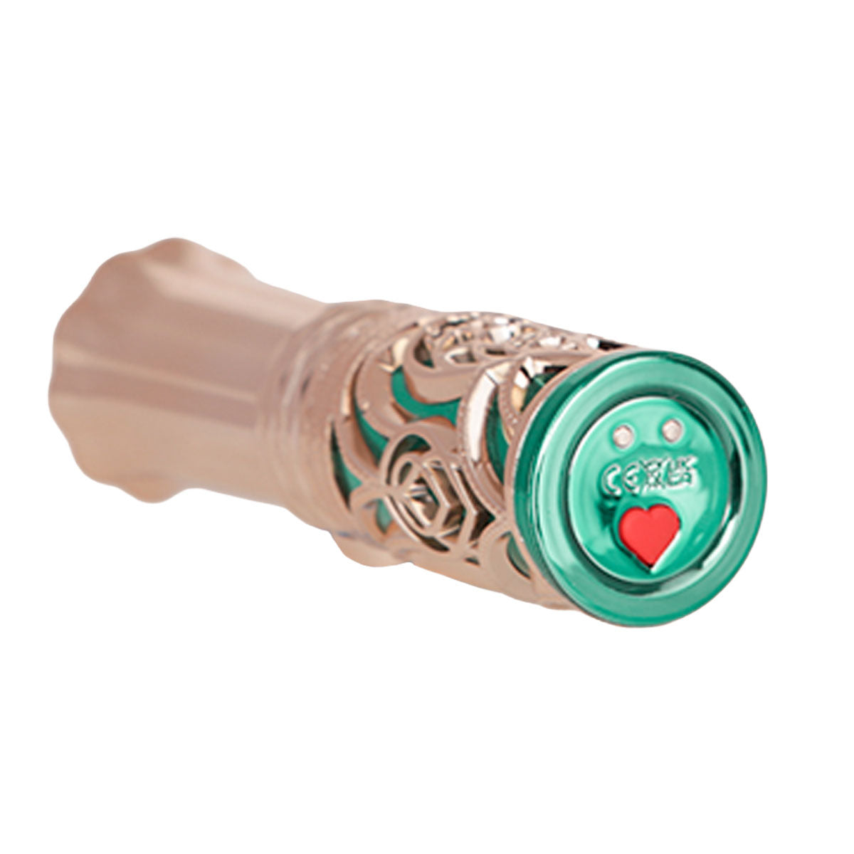 Emerald Kiss Lipstick – Green and Rose Gold