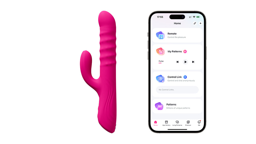 Vibromasseur Lapin LOVENSE Velvo Perlé pour Point G et Clitoris