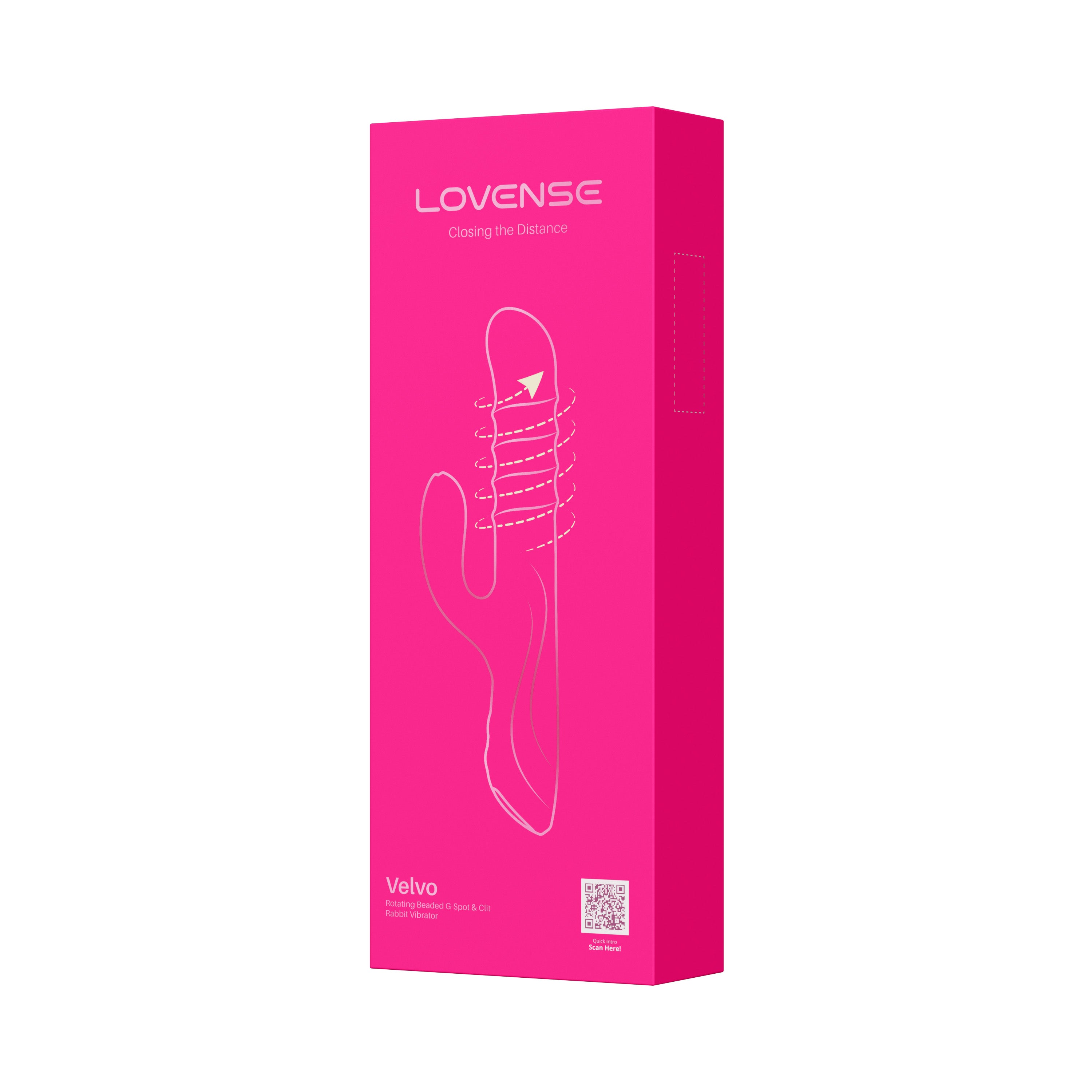 Vibromasseur Lapin LOVENSE Velvo Perlé pour Point G et Clitoris