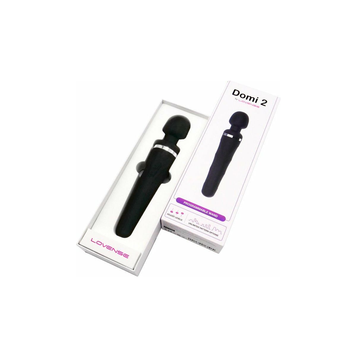 Lovense - Domi 2 - Bluetooth Wand - Black